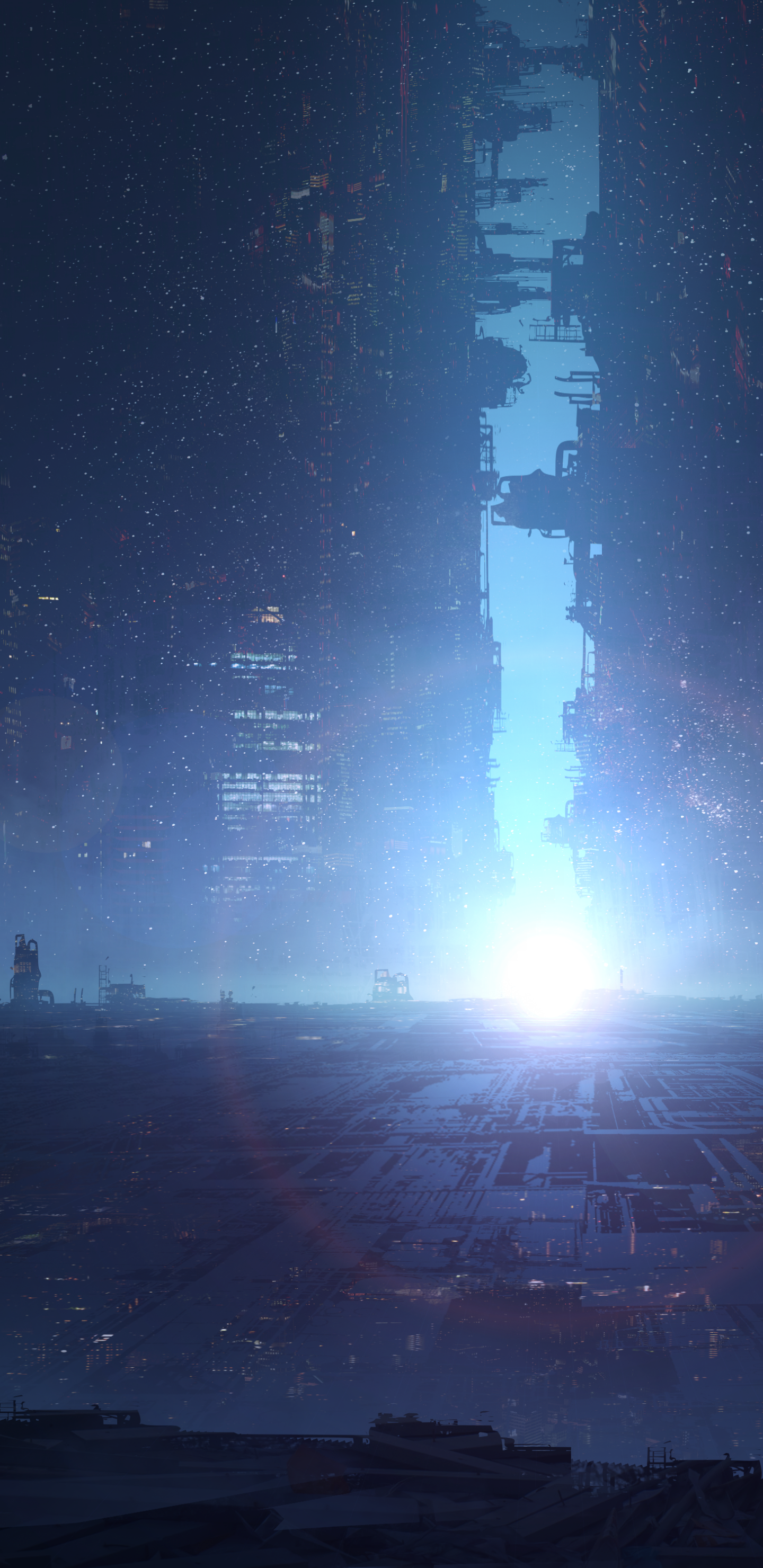 Anime Sci Fi Phone Wallpaper by あすてろid