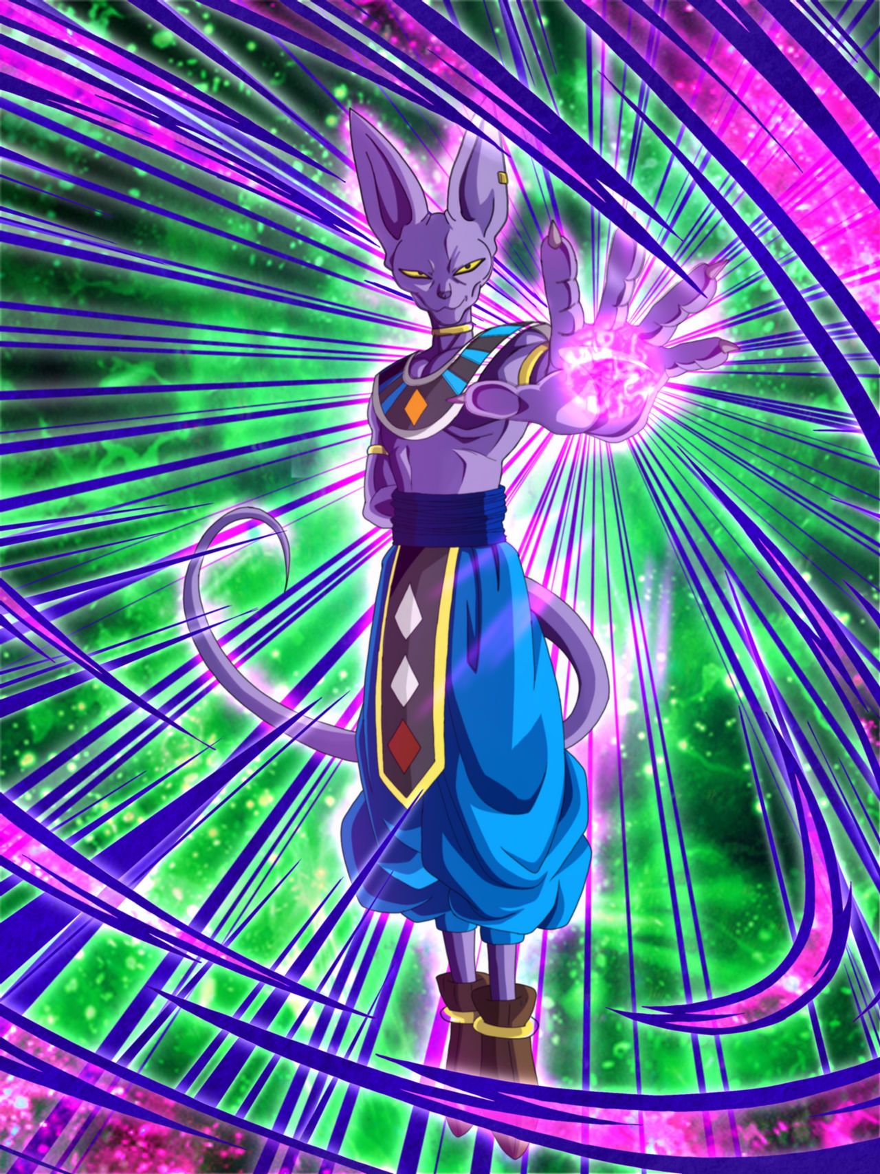 beerus. Dragon ball art, Beerus, Dragon ball artwork