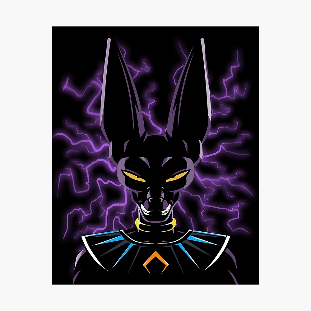 Dragon Ball. God Of Destruction Beerus Poster By Genjitsu Art