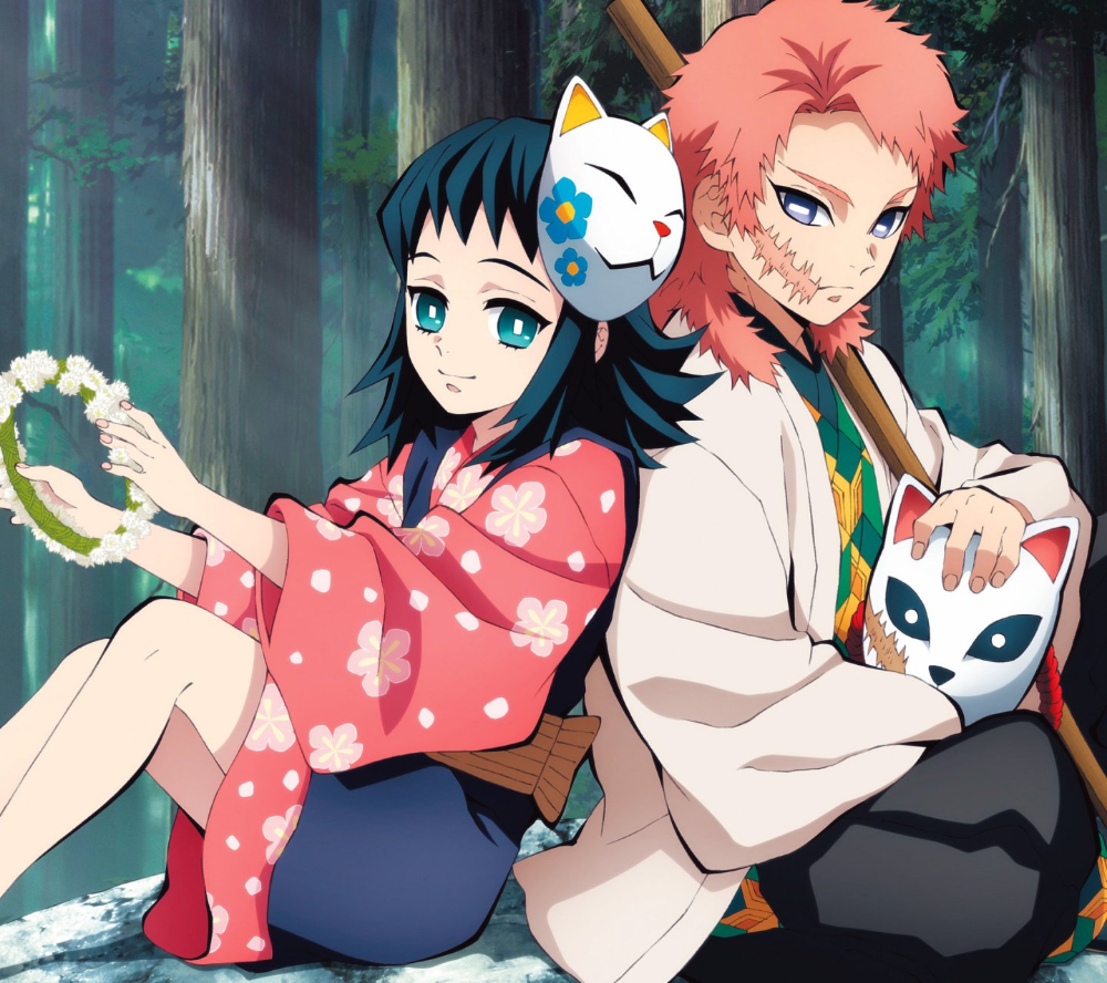 Makomo and Sabito android 1440x1280 wallpaper. Anime, Cute anime wallpaper, HD anime wallpaper