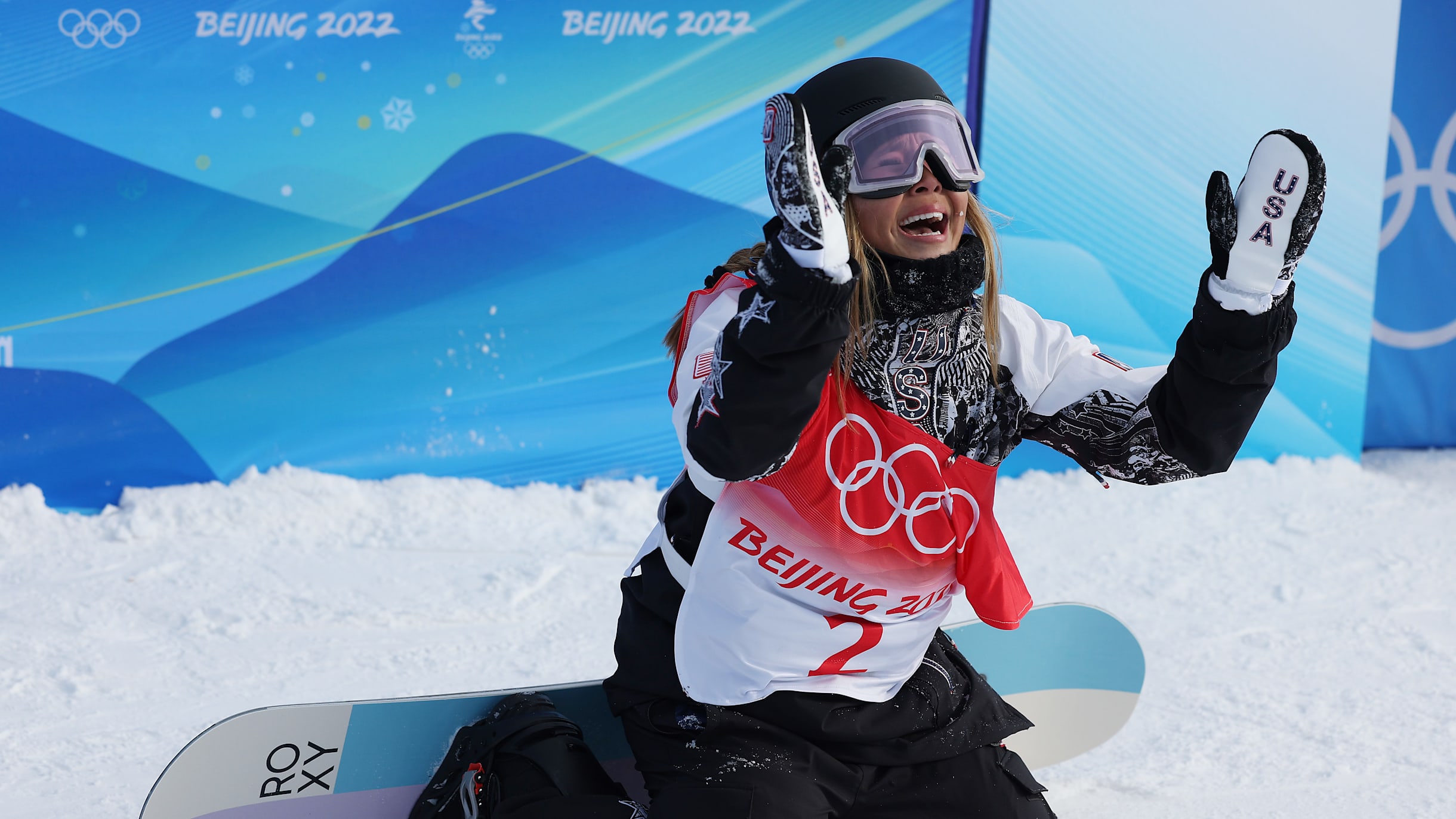 Chloe Kim Reacts After Unreal Snowboard Halfpipe Gold At Beijing 2022 To Become Two Time Champ