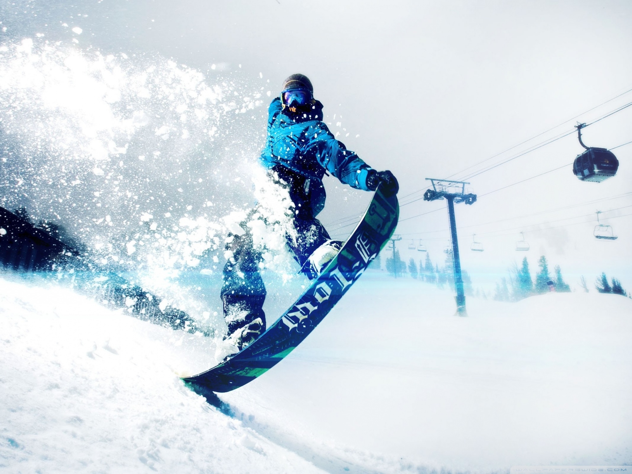HD Snowboarding Ultra HD Desktop Background Wallpaper for 4K UHD TV, Tablet