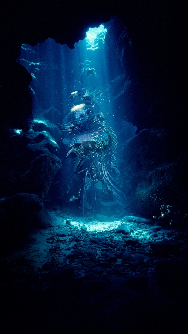 Fantasy Underwater Phone Wallpaper