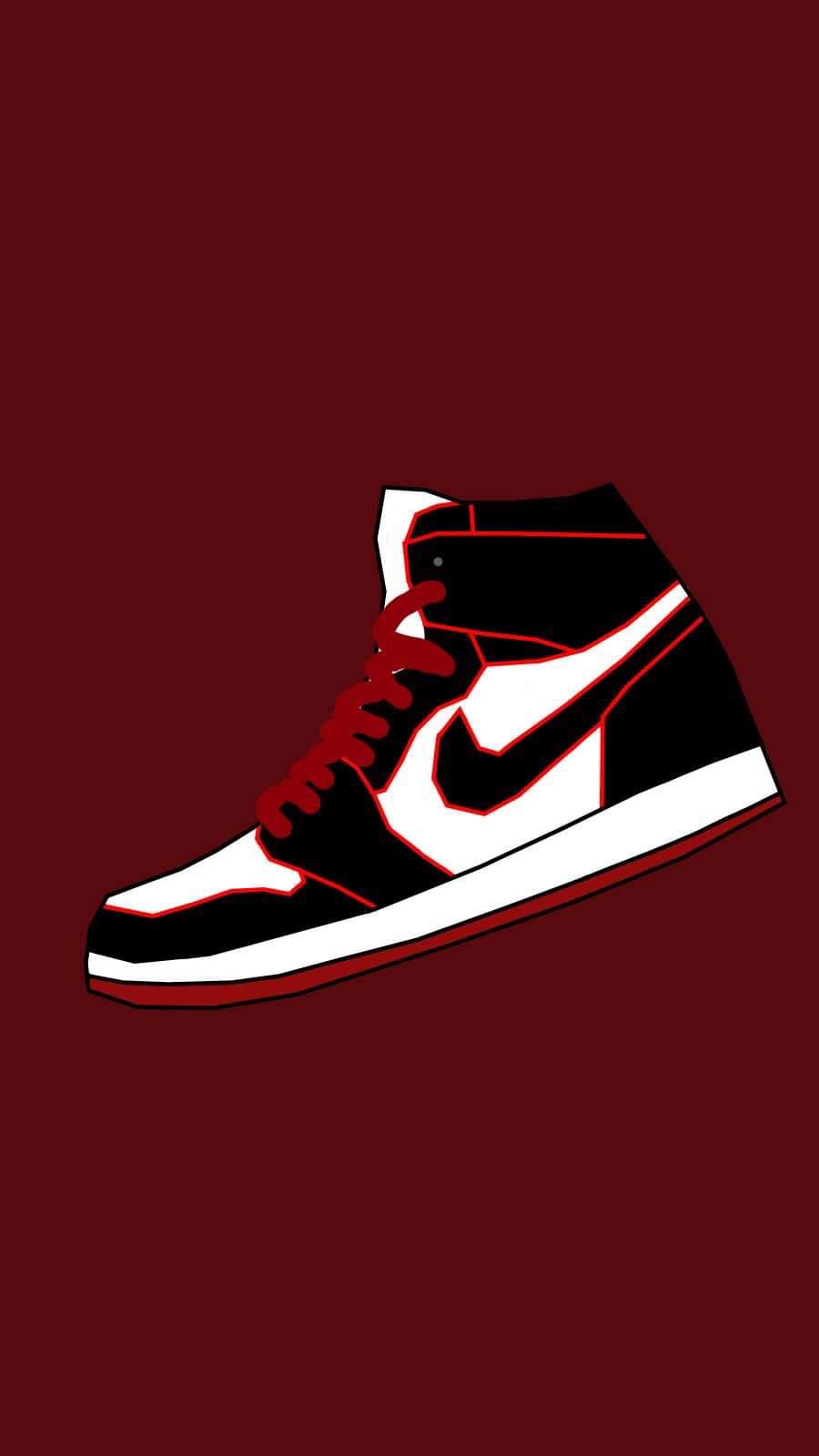 Made a phone wallpaper of my favorite pair of Jordan 1's