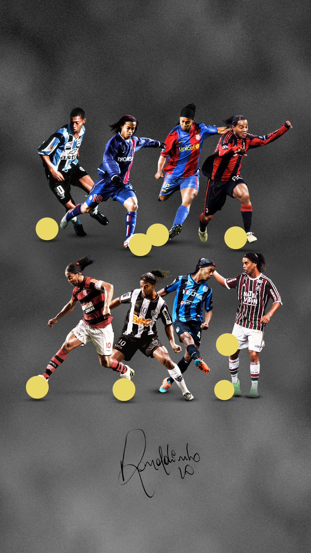 Ronaldinho Phone Wallpaper