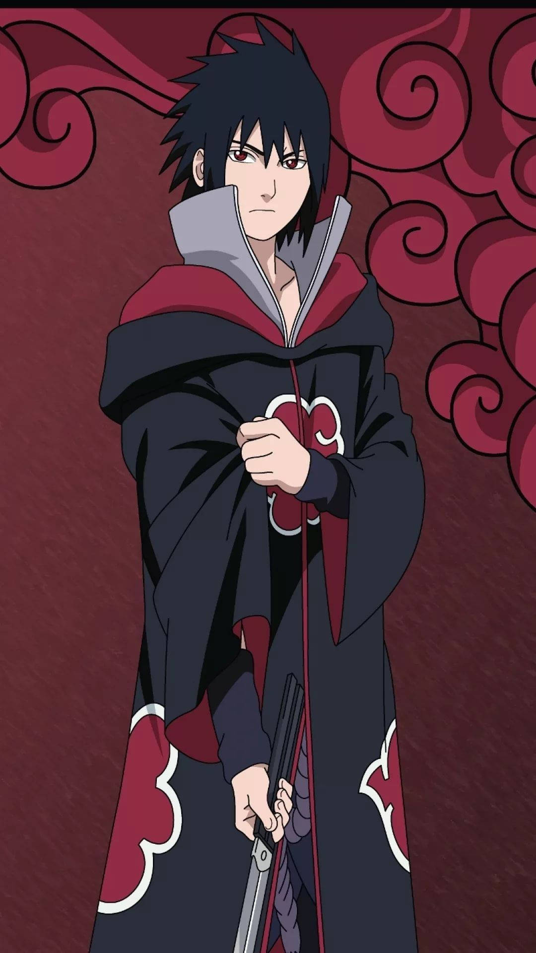 Download Akatsuki Uchiha Sasuke Naruto iPhone Wallpaper