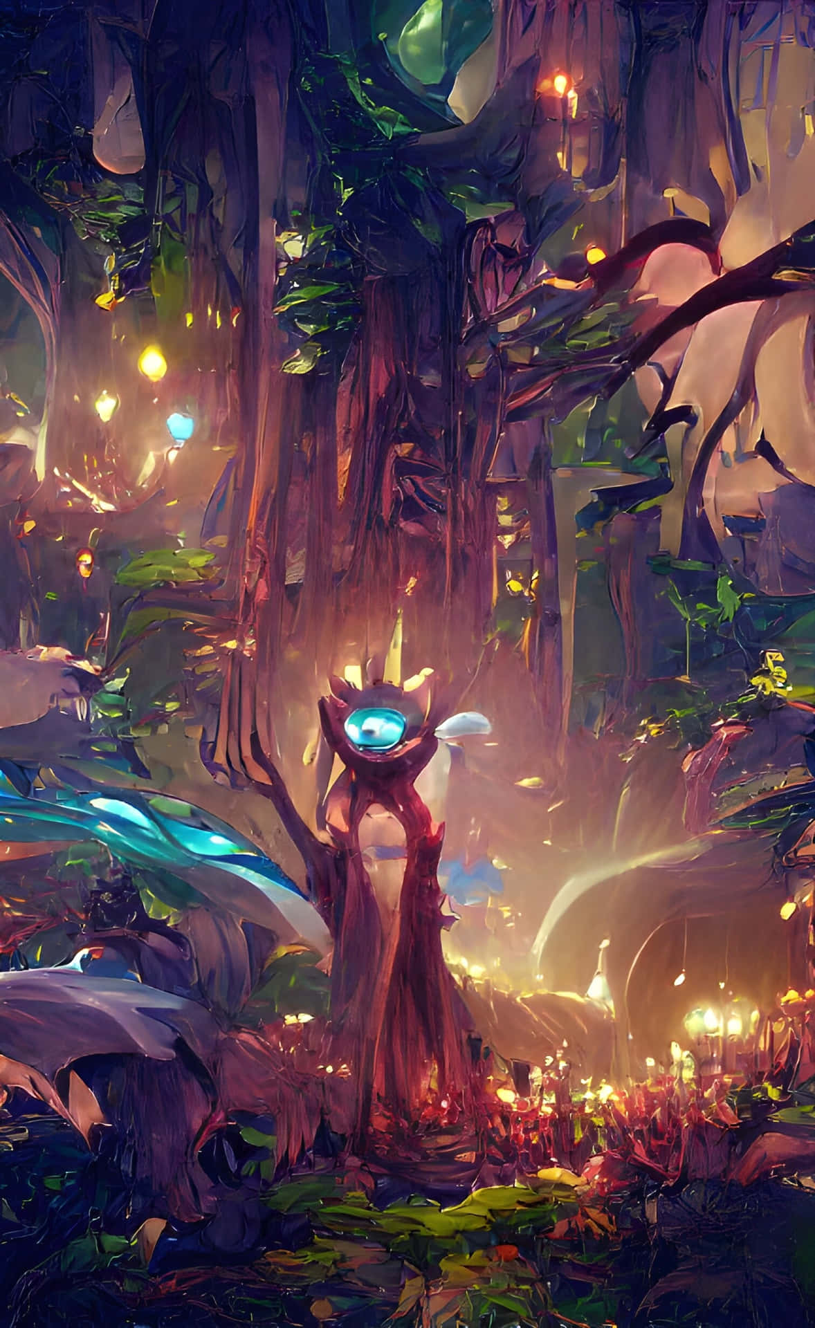 Download Ori And The Blind Magical Forest Wallpaper