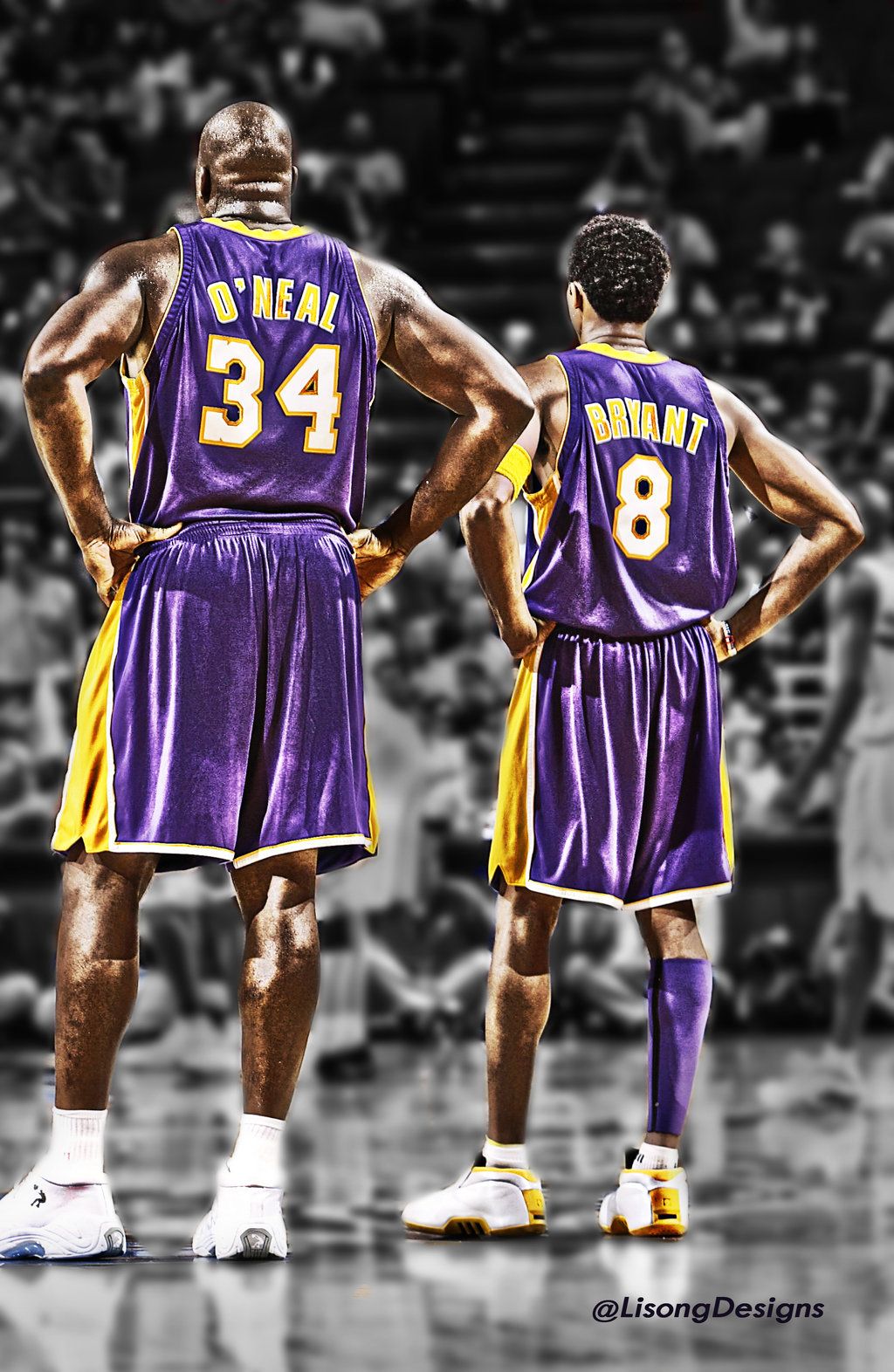 Shaq and Kobe Wallpaper
