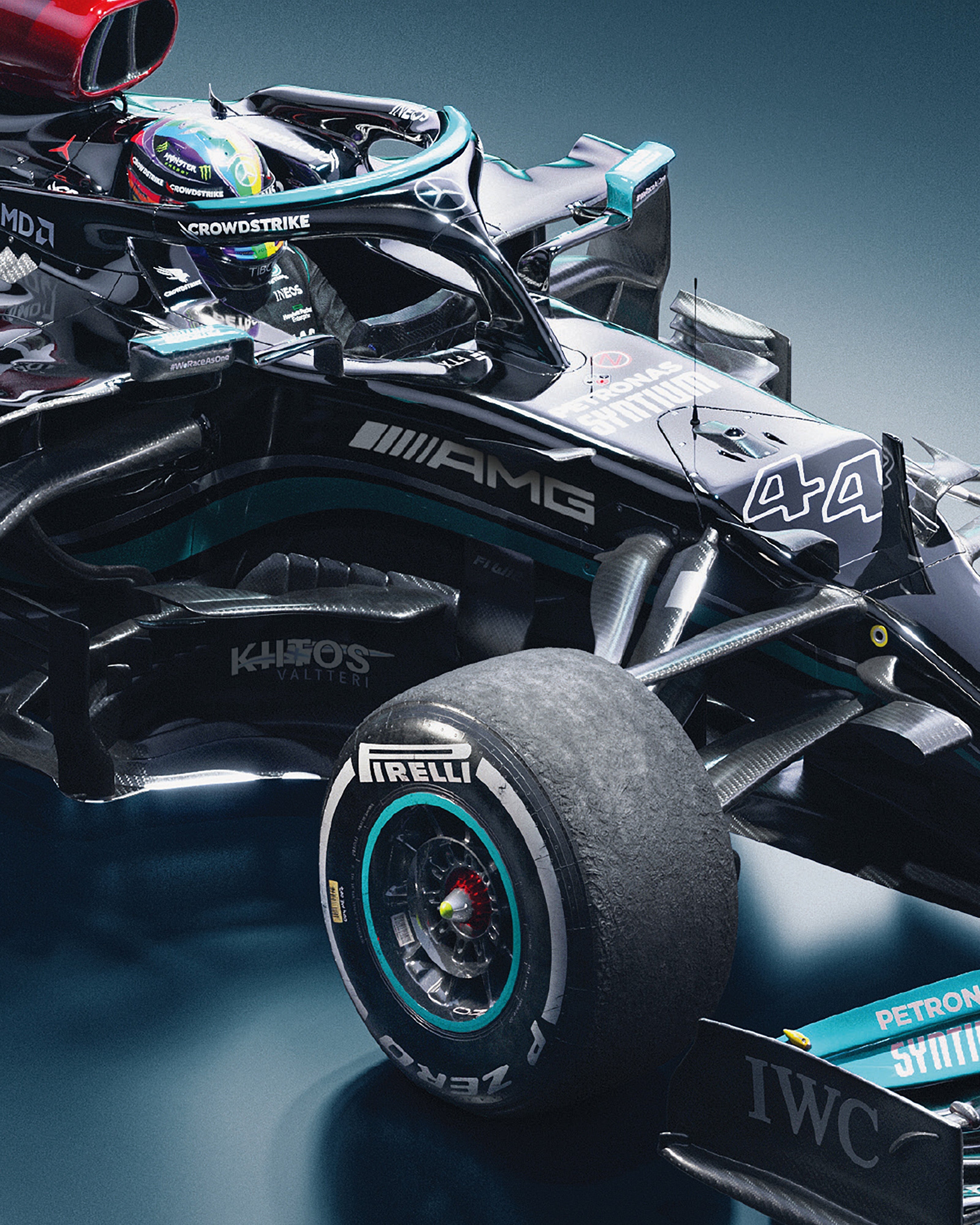 Team F1 8 Titles Collectors Edition Poster. Official Mercedes AMG PETRONAS F1 Team Store