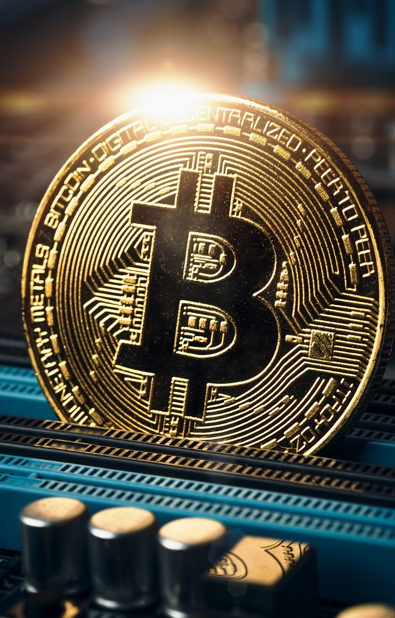 Download wallpaper 1280x2120 coin, money, bitcoin, iphone 6 plus, 1280x2120 HD background, 5913