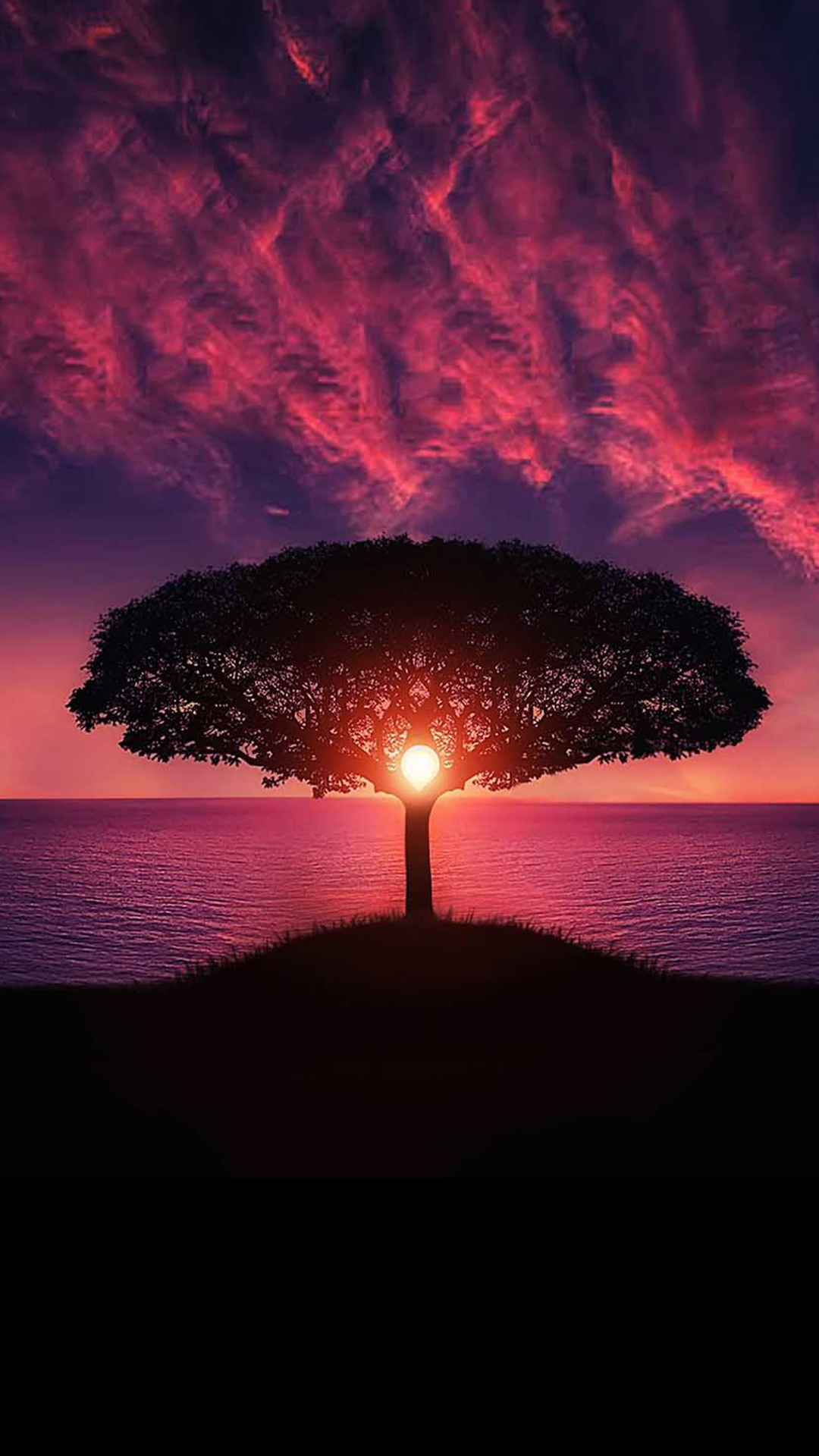 Magic Sunset iPhone Background