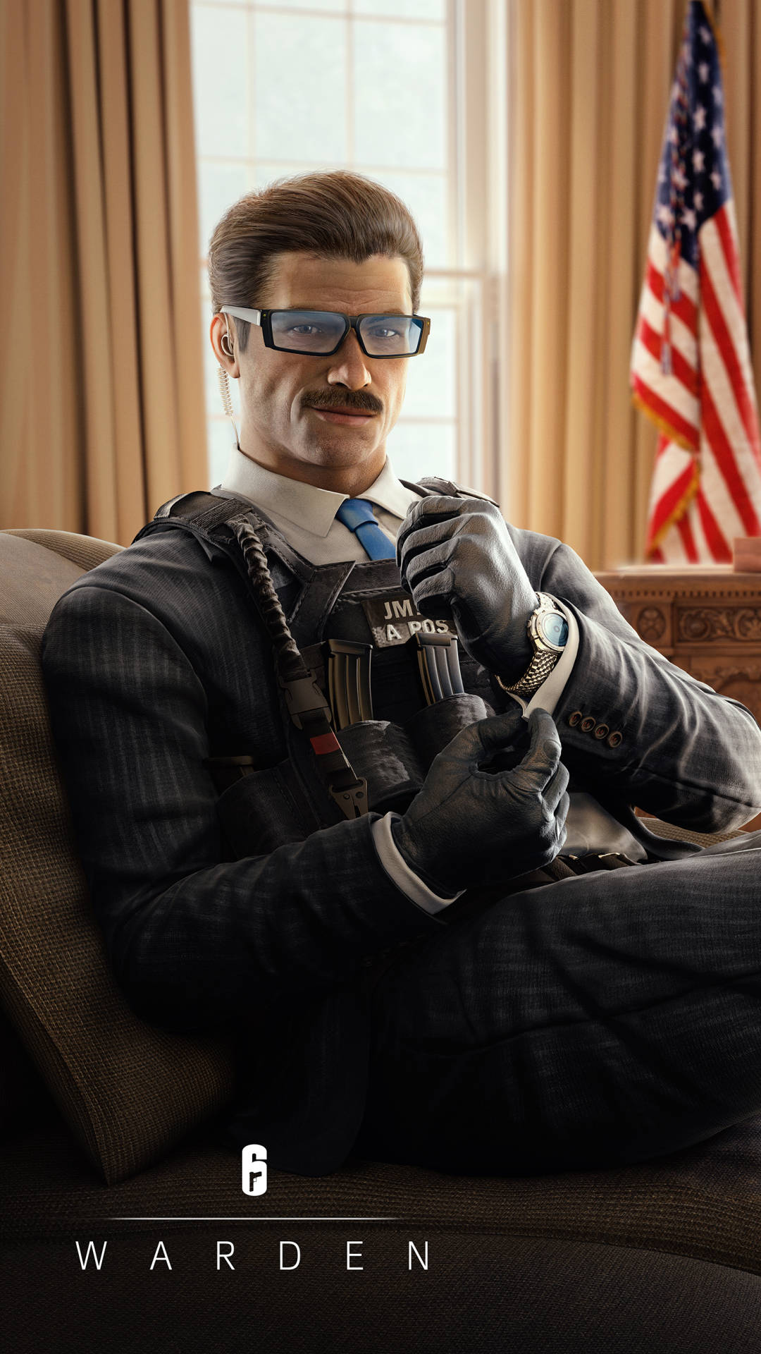 Download Rainbow Six Siege iPhone Warden Wallpaper