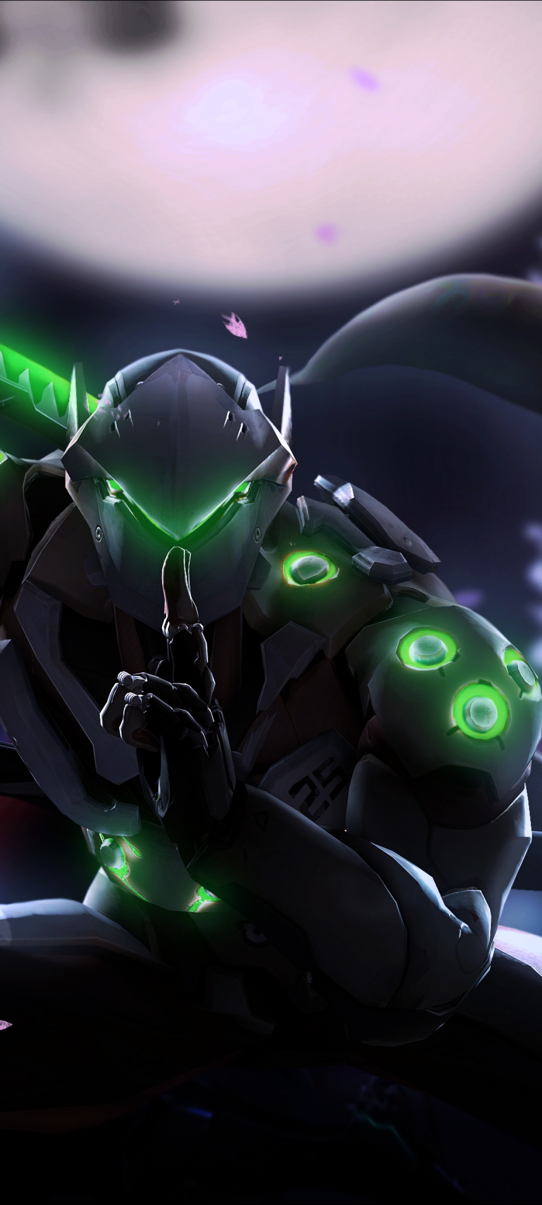 Genji Wallpaper 4K, Overwatch, Katana