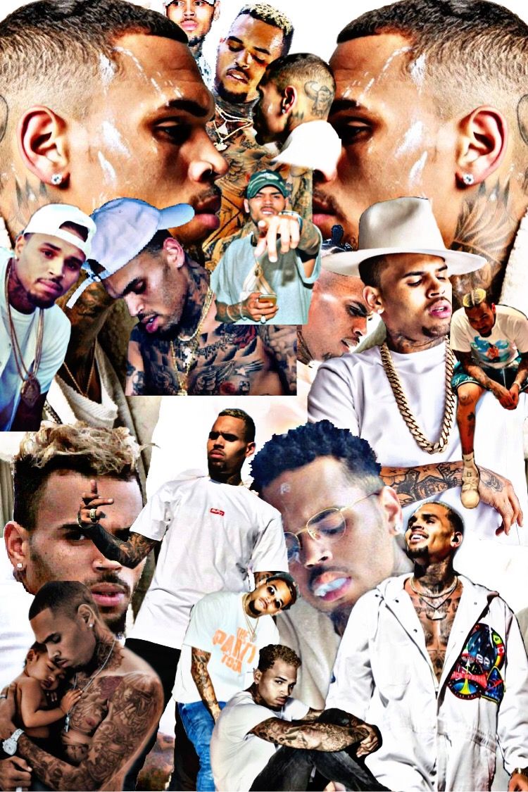 Chris Brown collage
