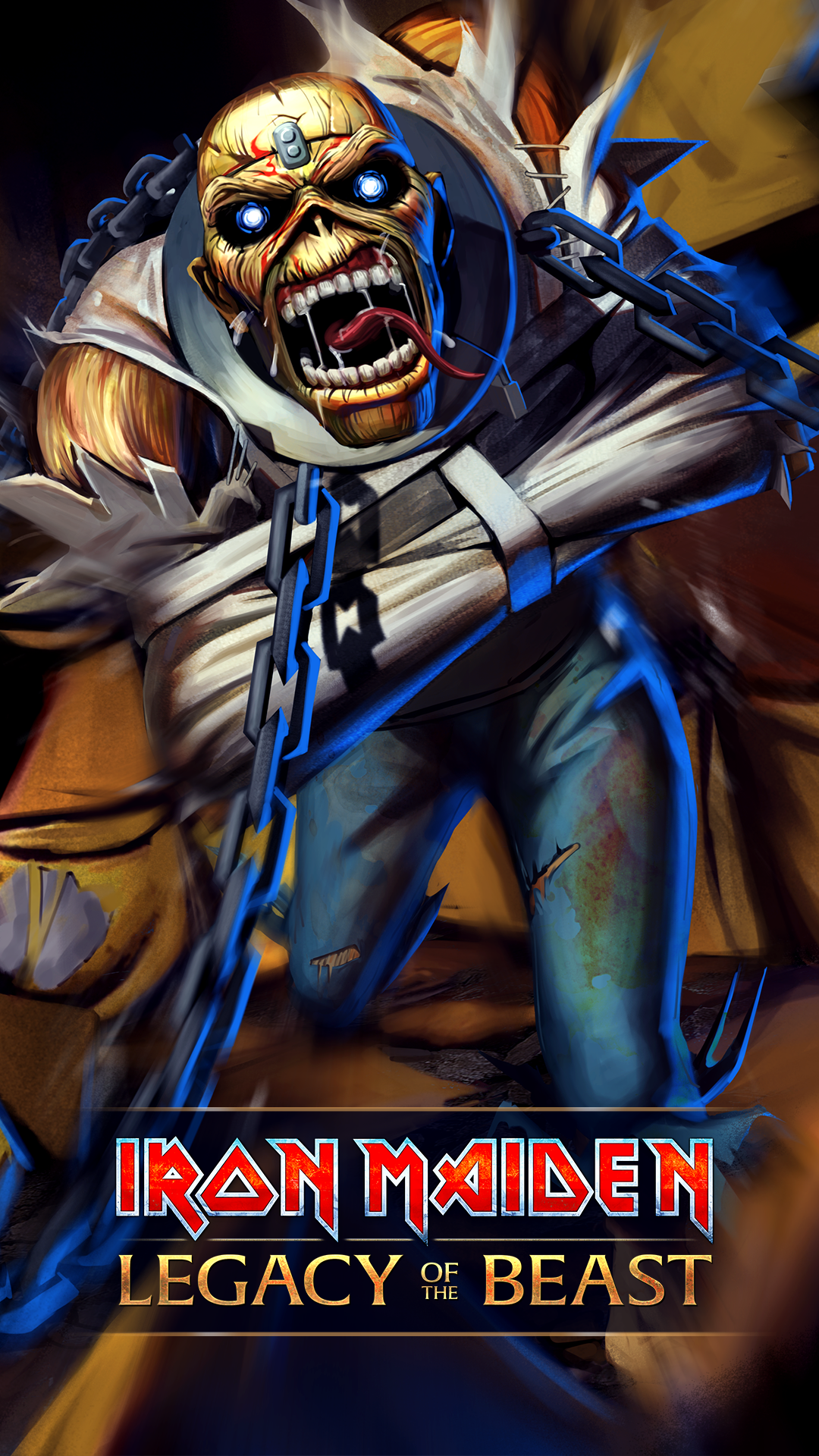 Iron Maiden this awesome 'Piece of Mind' wallpaper to your phone! Play the game - #IronMaiden #LegacyOfTheBeastGame #PieceOfMind