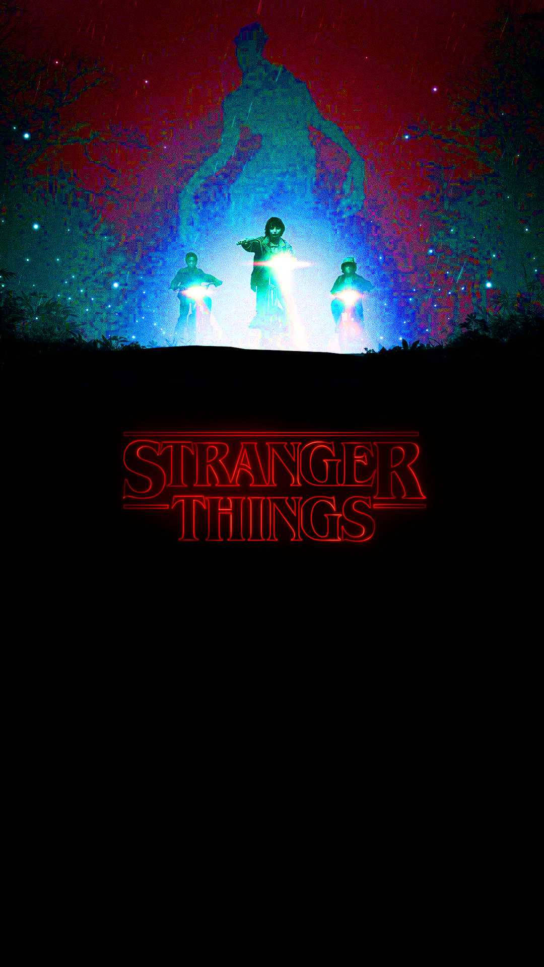 Download Step into the upside down with the Stranger Things iPhone Wallpaper