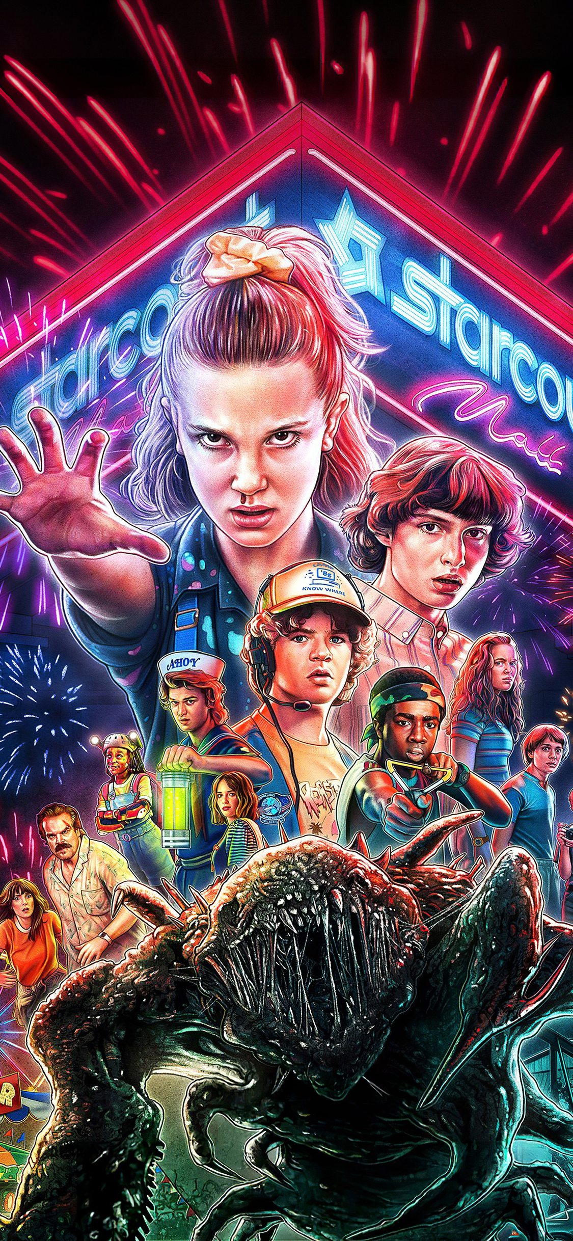 Stranger Things Season 3 2019 4k 5k iPhone XS, iPhone 10, iPhone X HD 4k Wallpaper, Image, Background, Photo and Picture