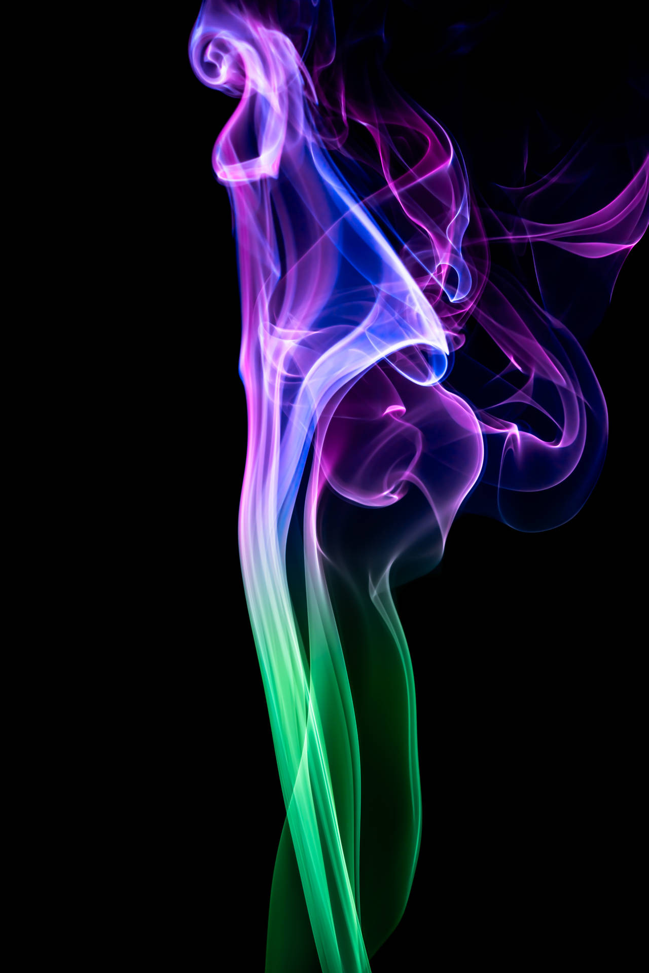 Download Smoke Wisp Dark Purple iPhone Wallpaper