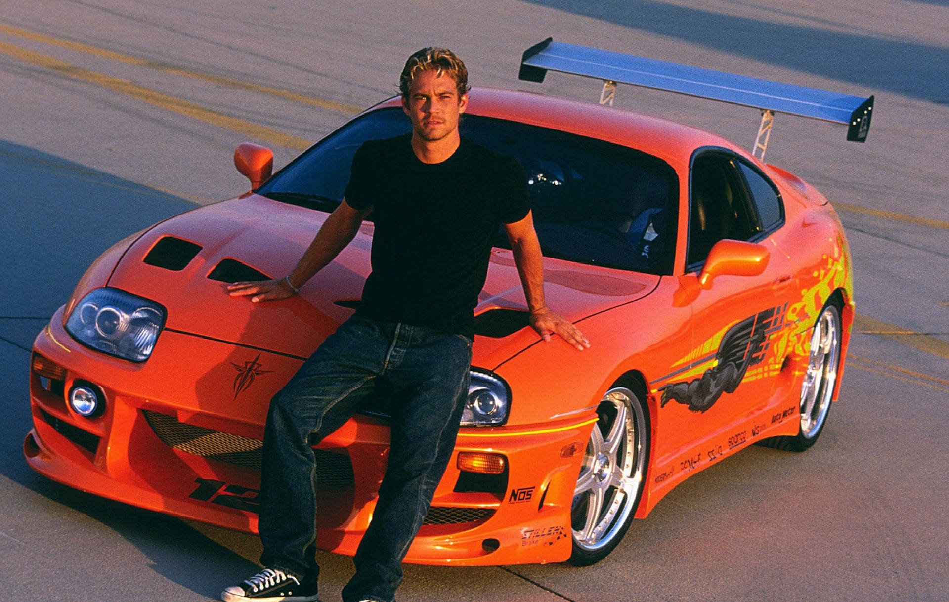 Paul Walker Car Wallpaper