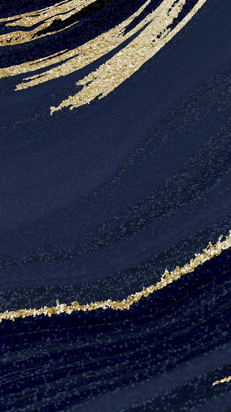 Marble Blue Gold Background Image Wallpaper