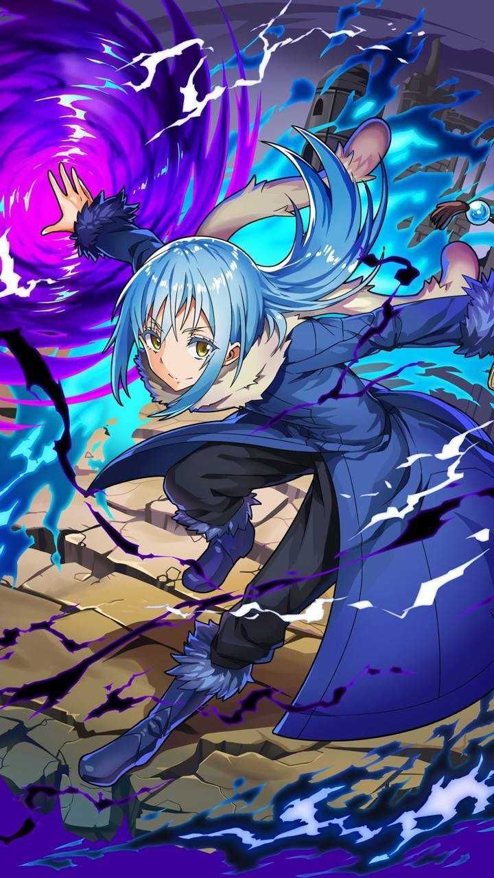 Download Free iPhone Rimuru Tempest Wallpaper. Discover more Anime, Demon Slime, Manga, Reincarnated as a. Anime background, Anime wallpaper, Anime wallpaper live