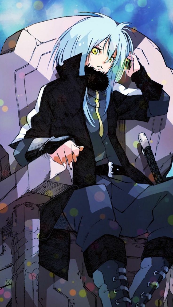 Rimuru Tempest. Tensei Shitara Slime Datta ken. Gambar animasi kartun, Gambar karakter, Animasi