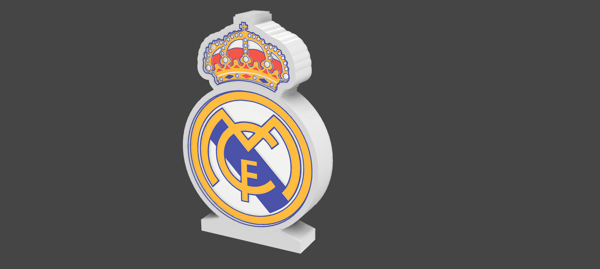 STL file lamp real madrid soccer・ to download and 3D print・Cults