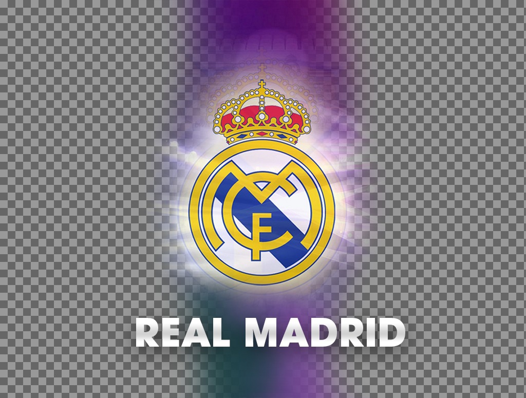 Real madrid shield to add to your photo