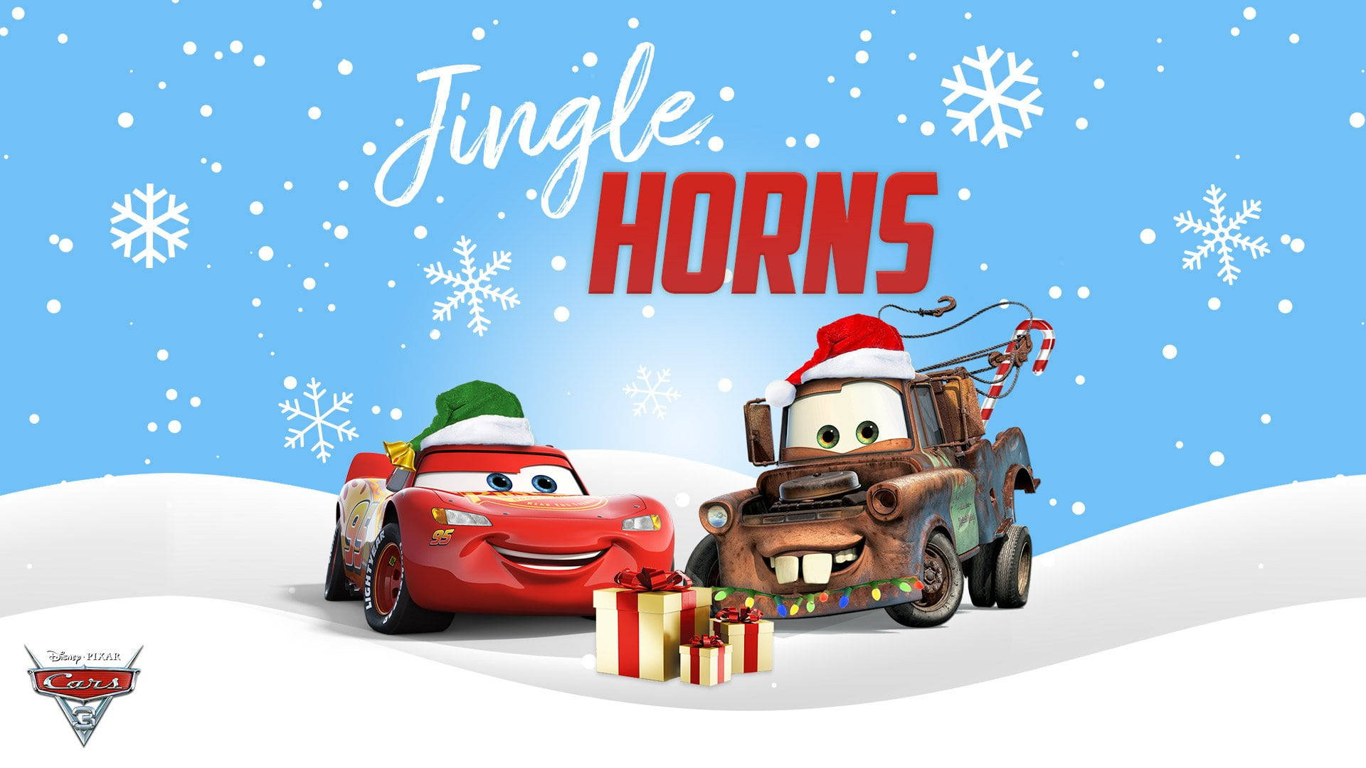 Download Exciting Holiday fun with Disney Cars Characters Wallpaper