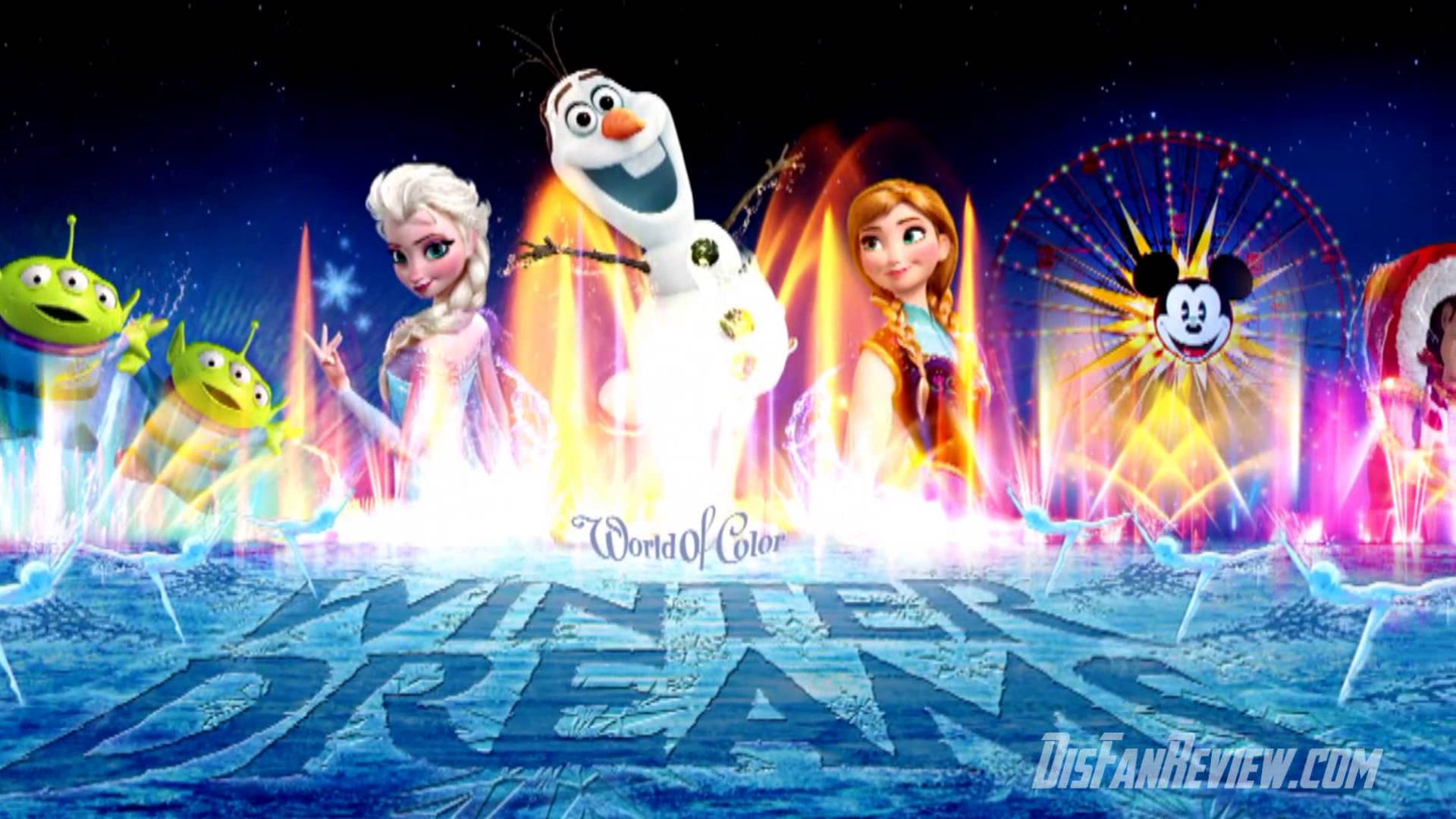 Disney & PIXAR Create New Animation For WORLD OF COLOR WINTER