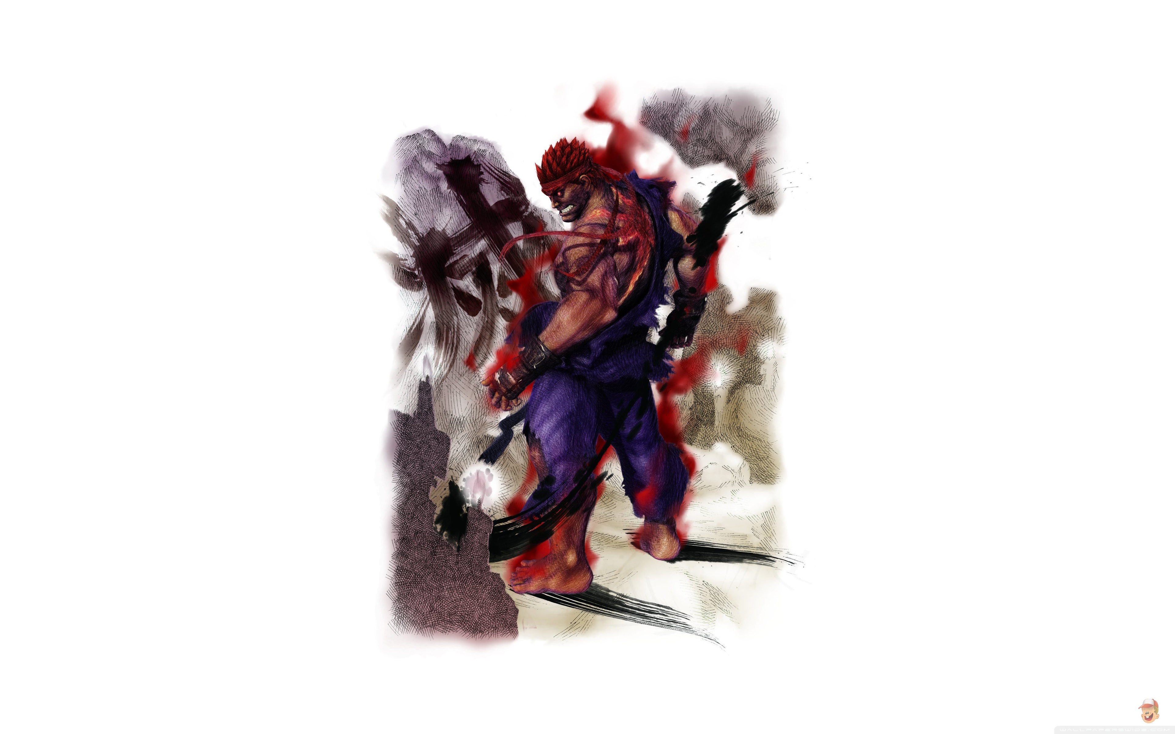 Street Fighter IV Arcade Edition Evil Ryu Ultra HD Desktop Background Wallpaper for 4K UHD TV, Widescreen & UltraWide Desktop & Laptop, Tablet