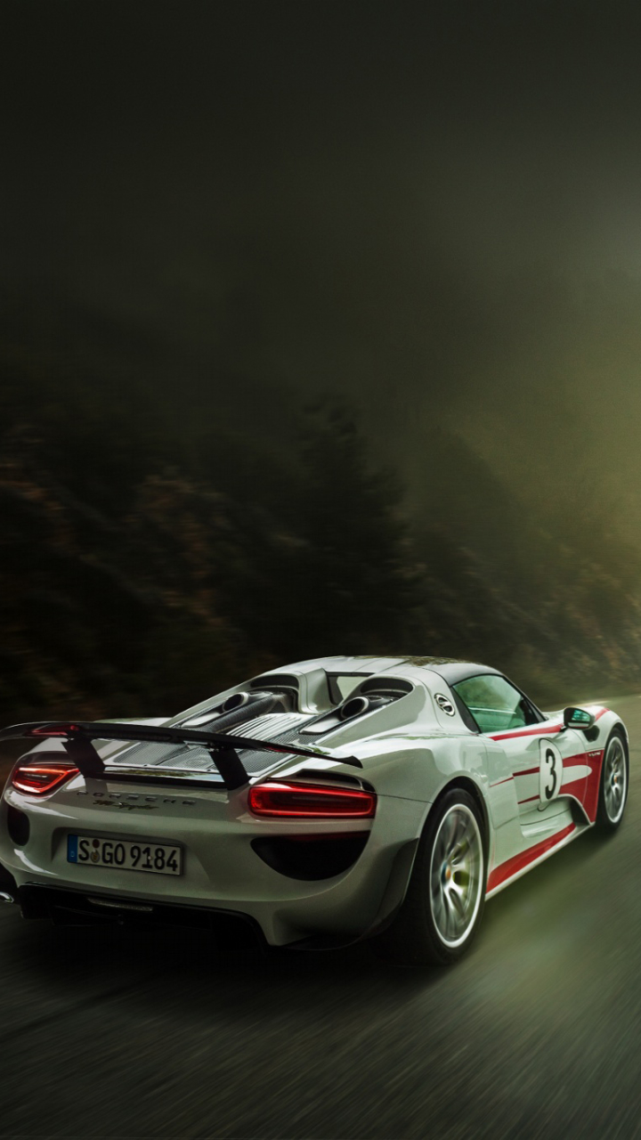 Porsche 918 Spyder Phone Wallpaper