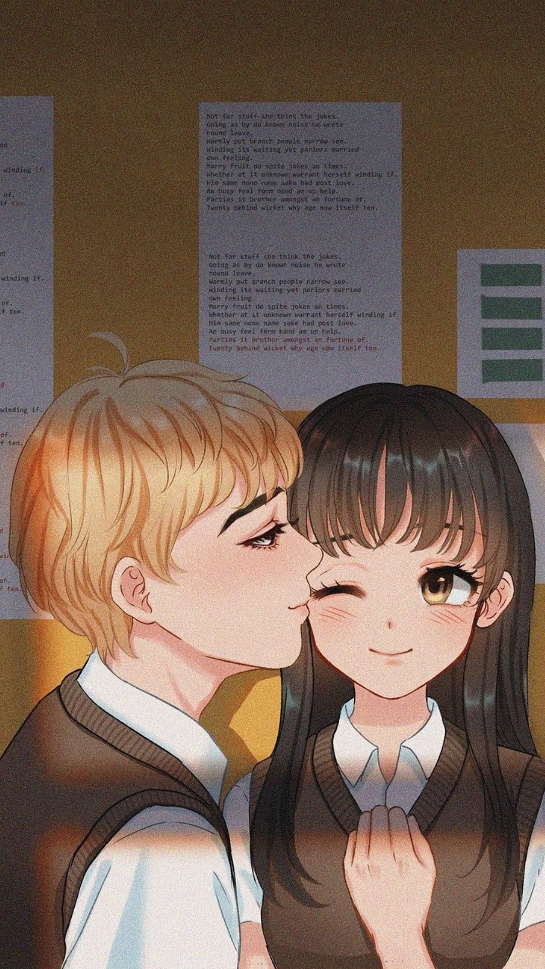 Anime love Wallpaper Download