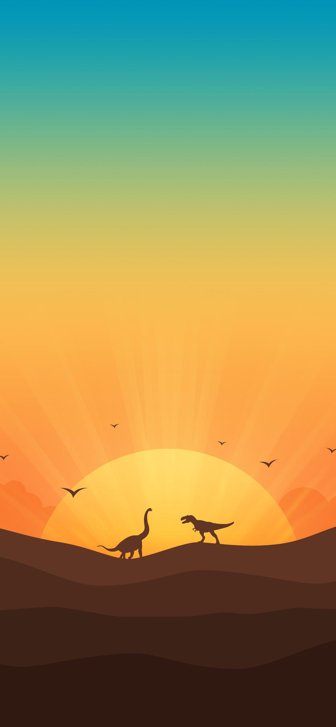 Dinosaur Minimal Morning 4k iPhone XS, iPhone 10, iPhone X HD 4k Wallpaper, Image, Background, Photo and Picture
