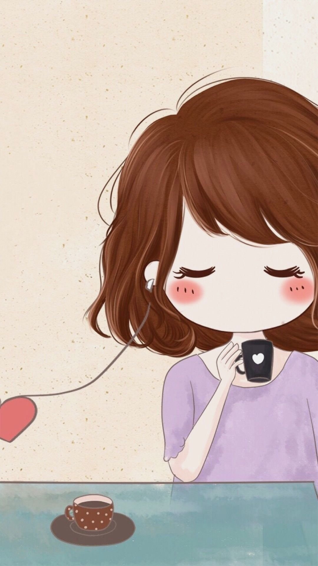 Cute anime love Wallpaper Download