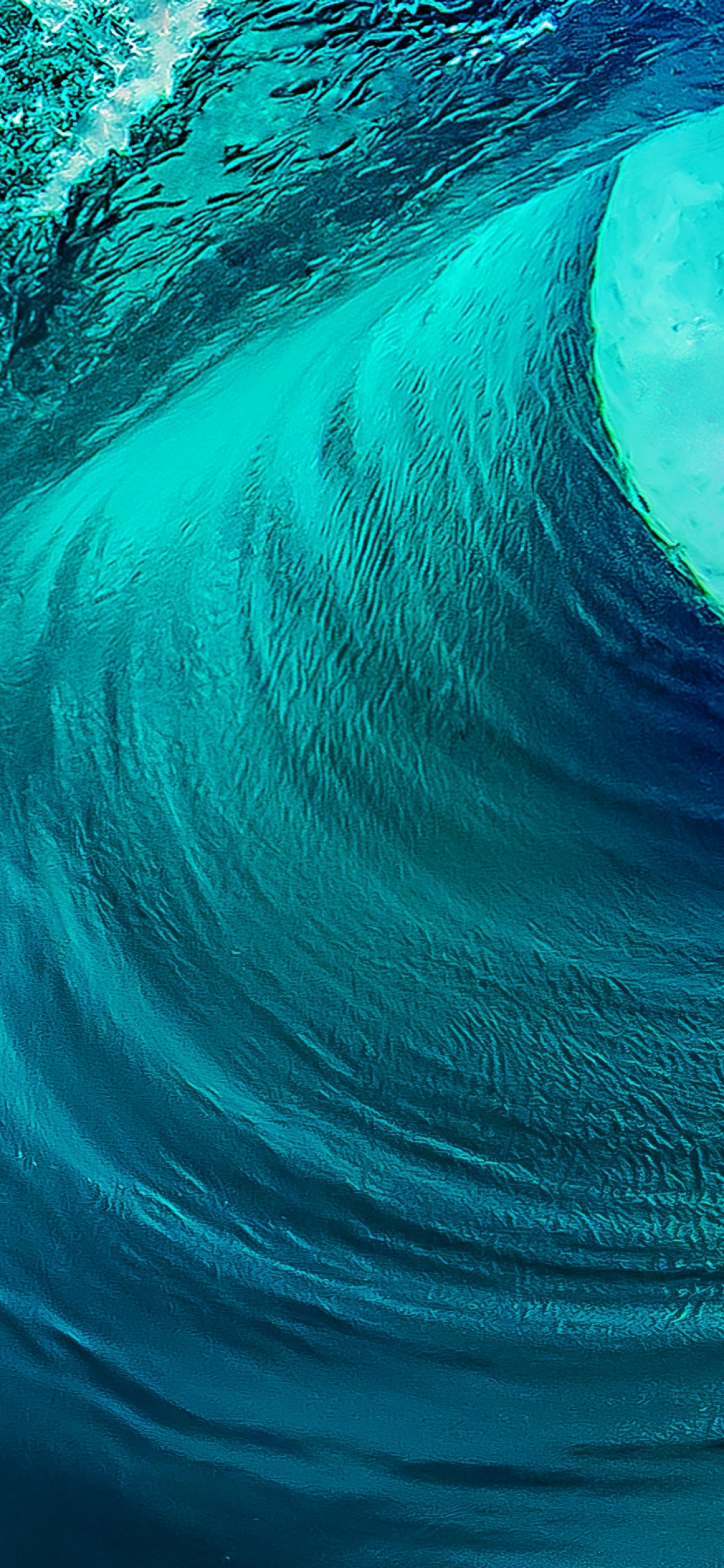 Ocean Waves Wallpaper 4K, Stock, Vivo NEX, Android 10