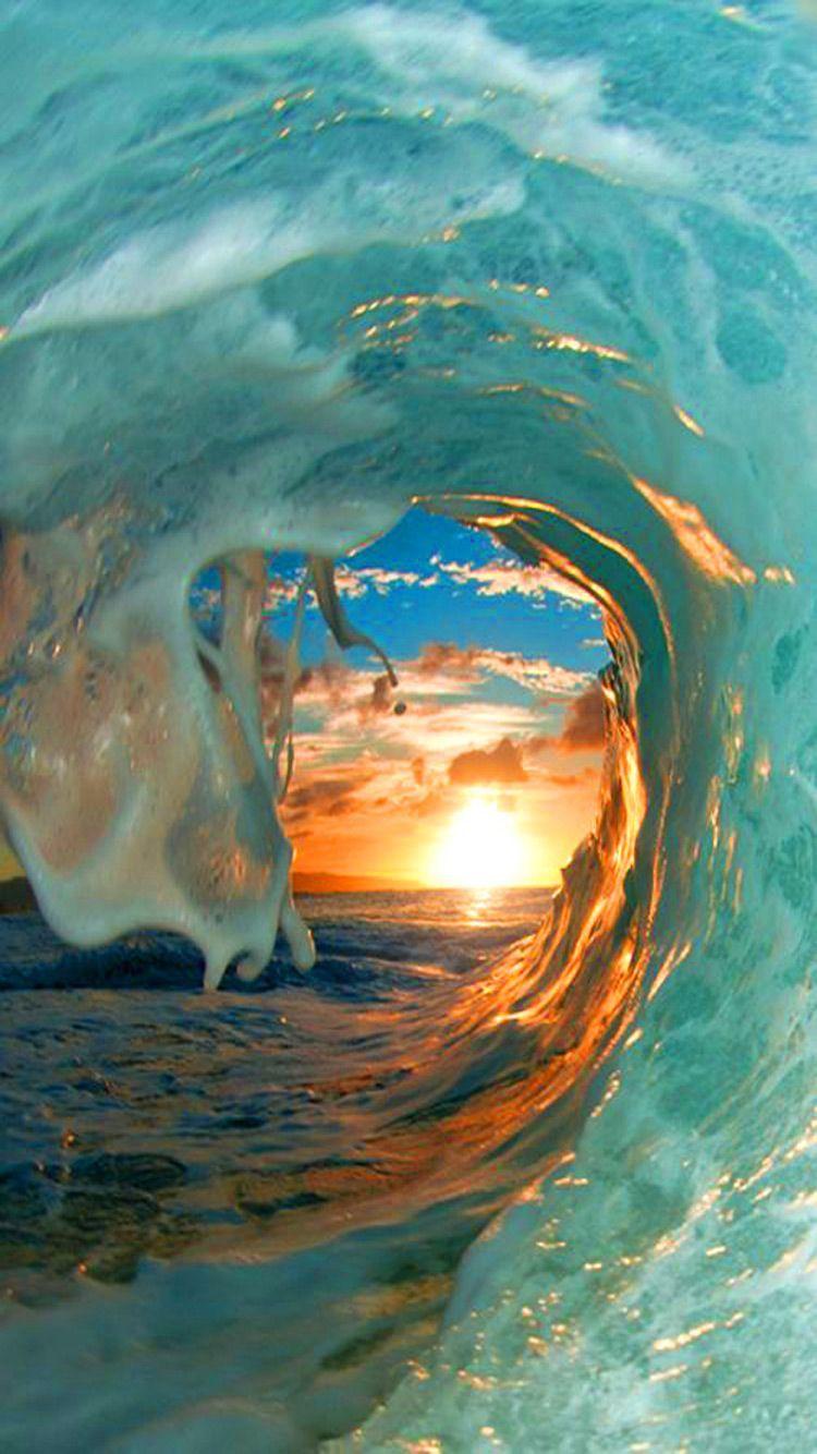 Miami Beach Waves Wallpaper