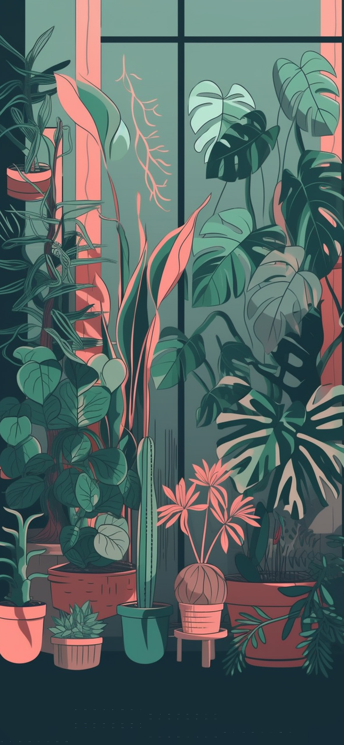 Houseplants Aesthetic Wallpaper Wallpaper iPhone