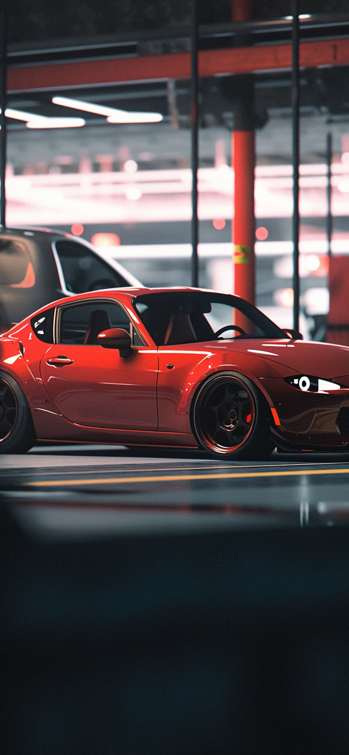 Mazda Miata MX 5 On Parking Wallpaper Mazda Wallpaper