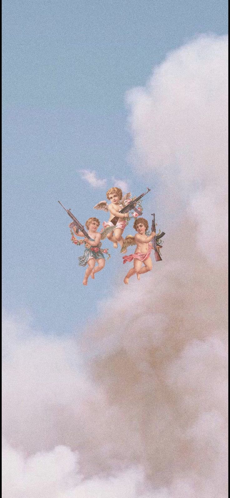 Angels wallpaper. Angel wallpaper, Retro wallpaper iphone, Illustrations and posters