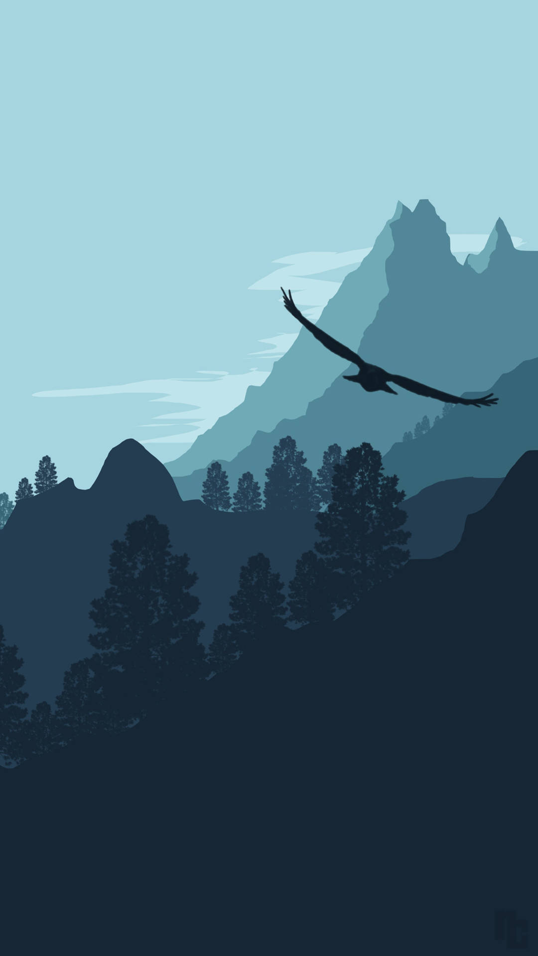 Download WhatsApp Chat Flying Bird Vector Wallpaper