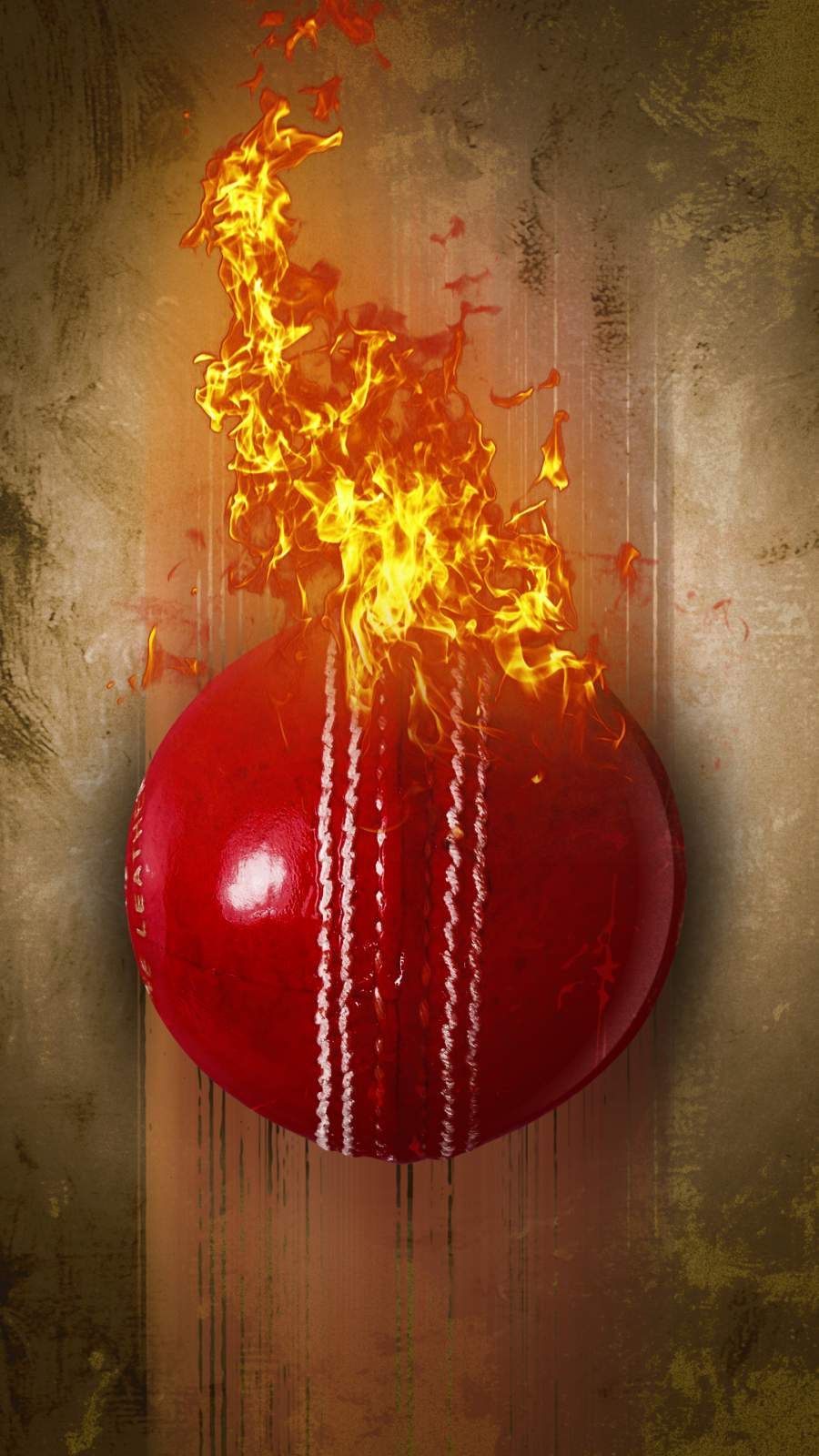 Flaming Cricket Ball iPhone Wallpaper. iPhone wallpaper, Cricket wallpaper, Gold design background