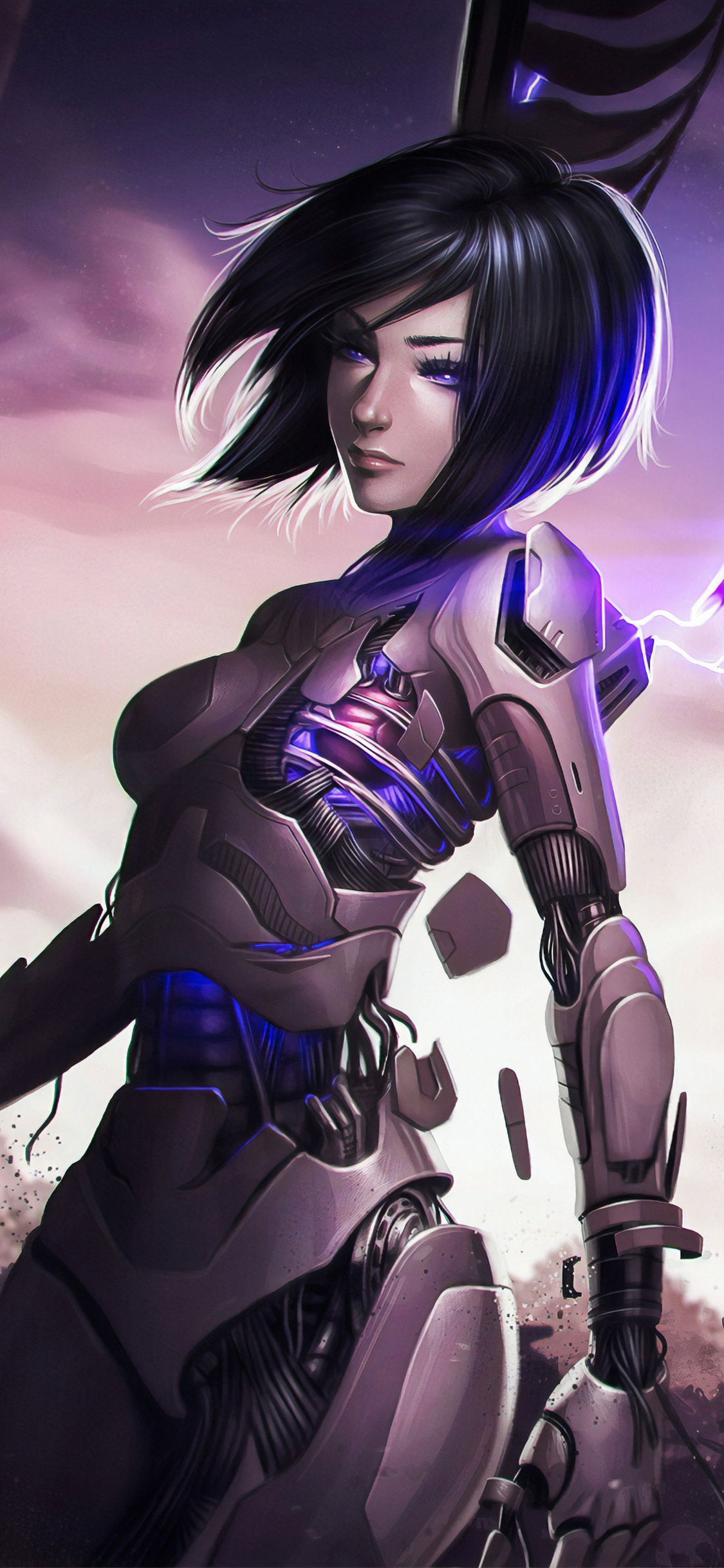 Alita Battle Angel Art 4k iPhone XS