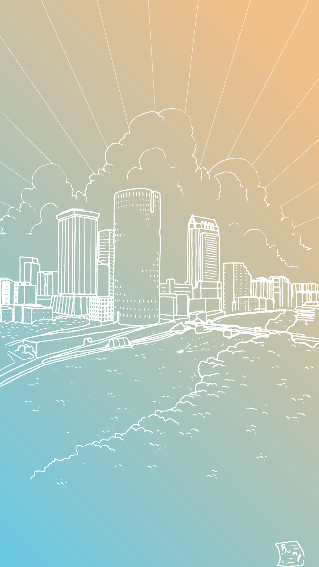 Tampa's Downtown Phone Wallpaper Downtown Partnership