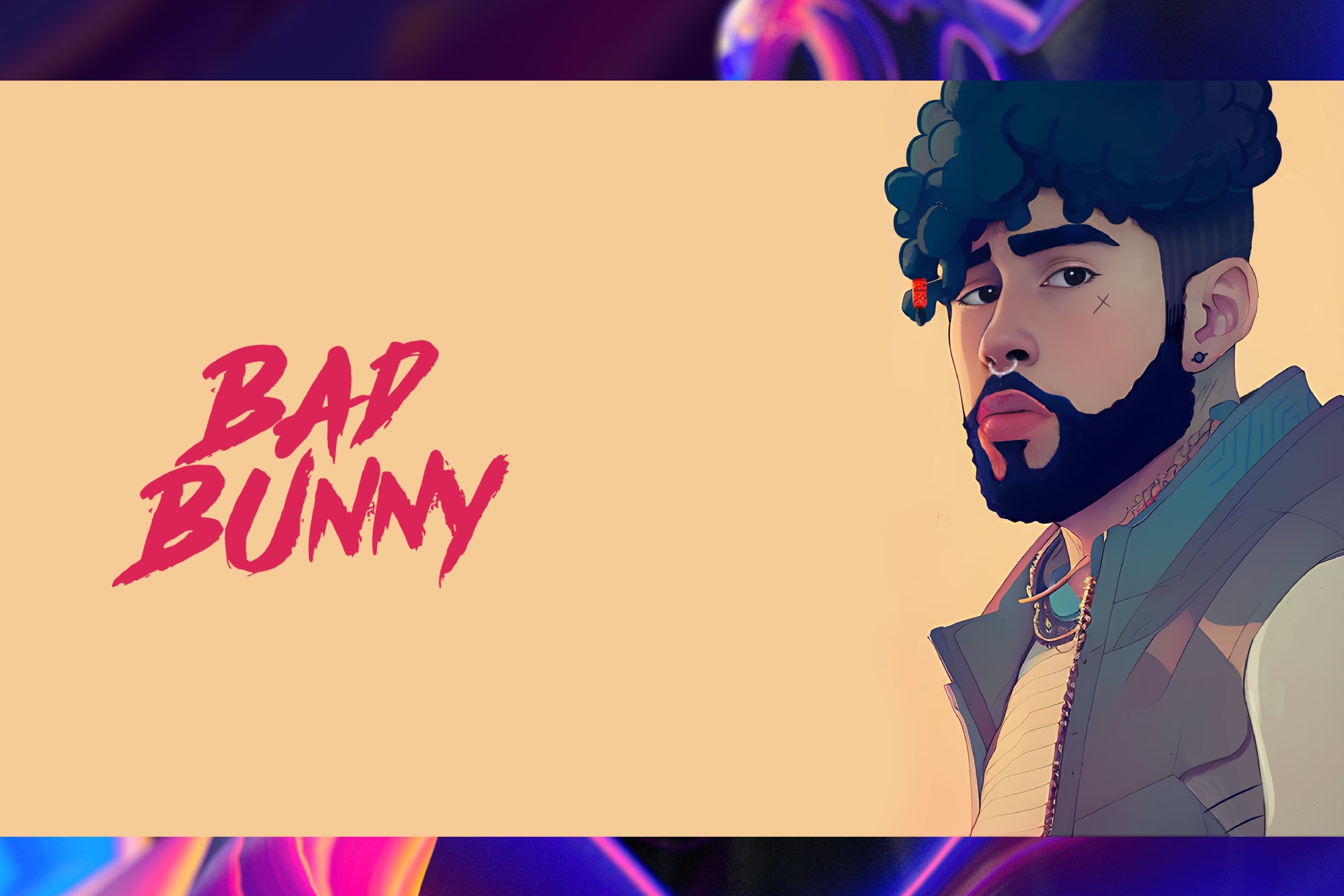Bad Bunny Wallpaper 005 Digital Download