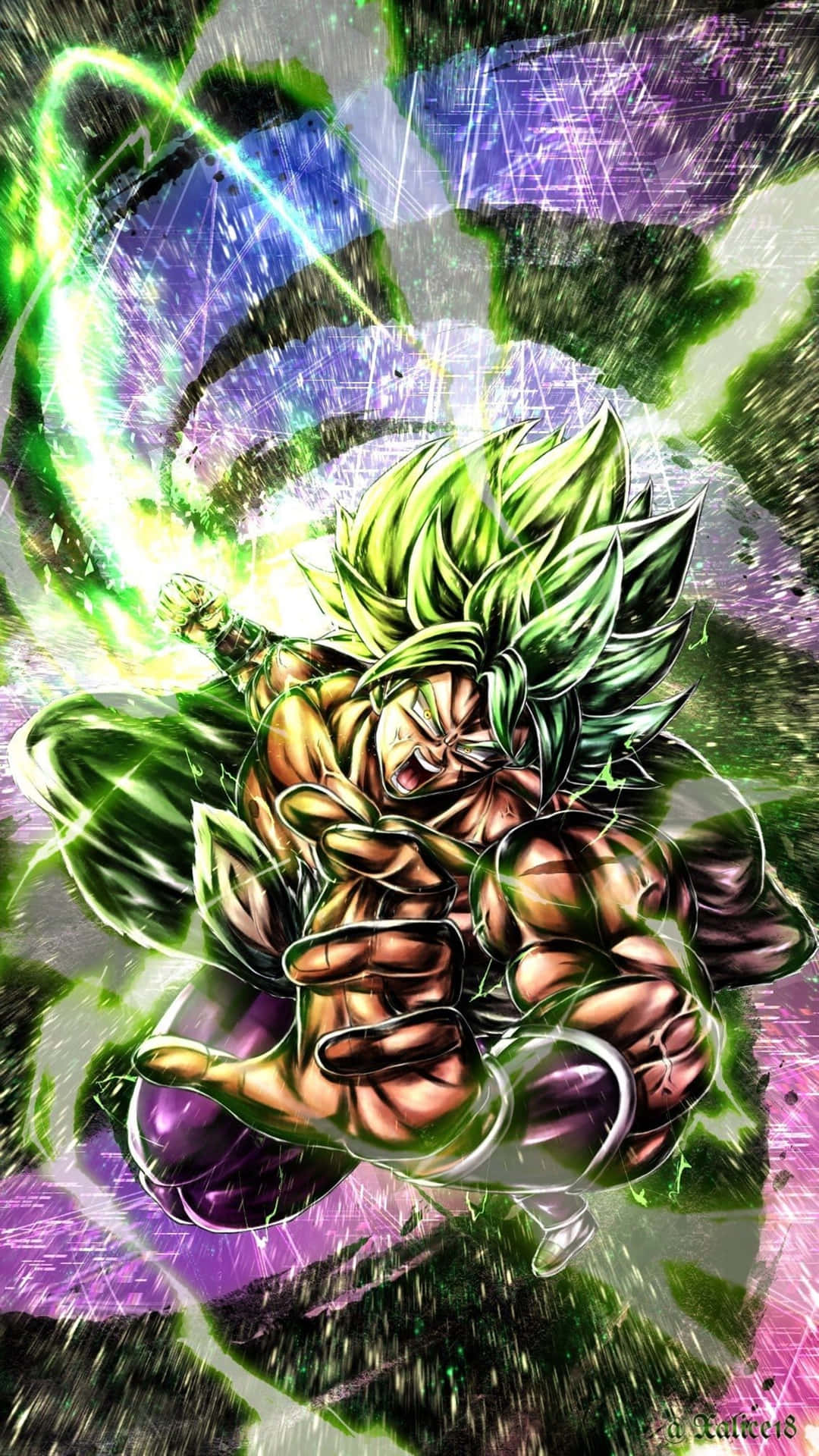 Download Unleash Your Inner Super Saiyan With Broly In 4K Wallpaper