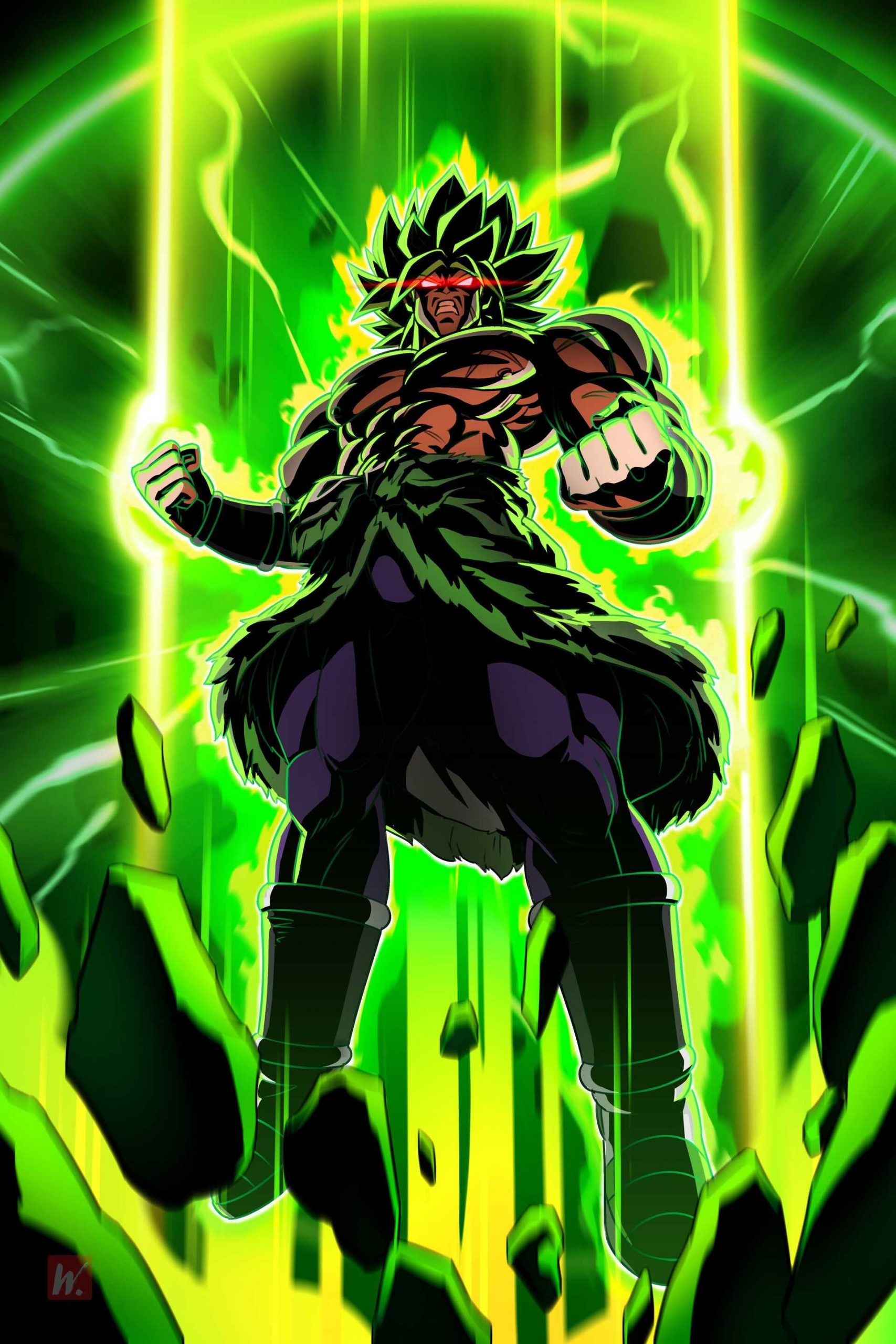 Background Broly 4K Wallpaper