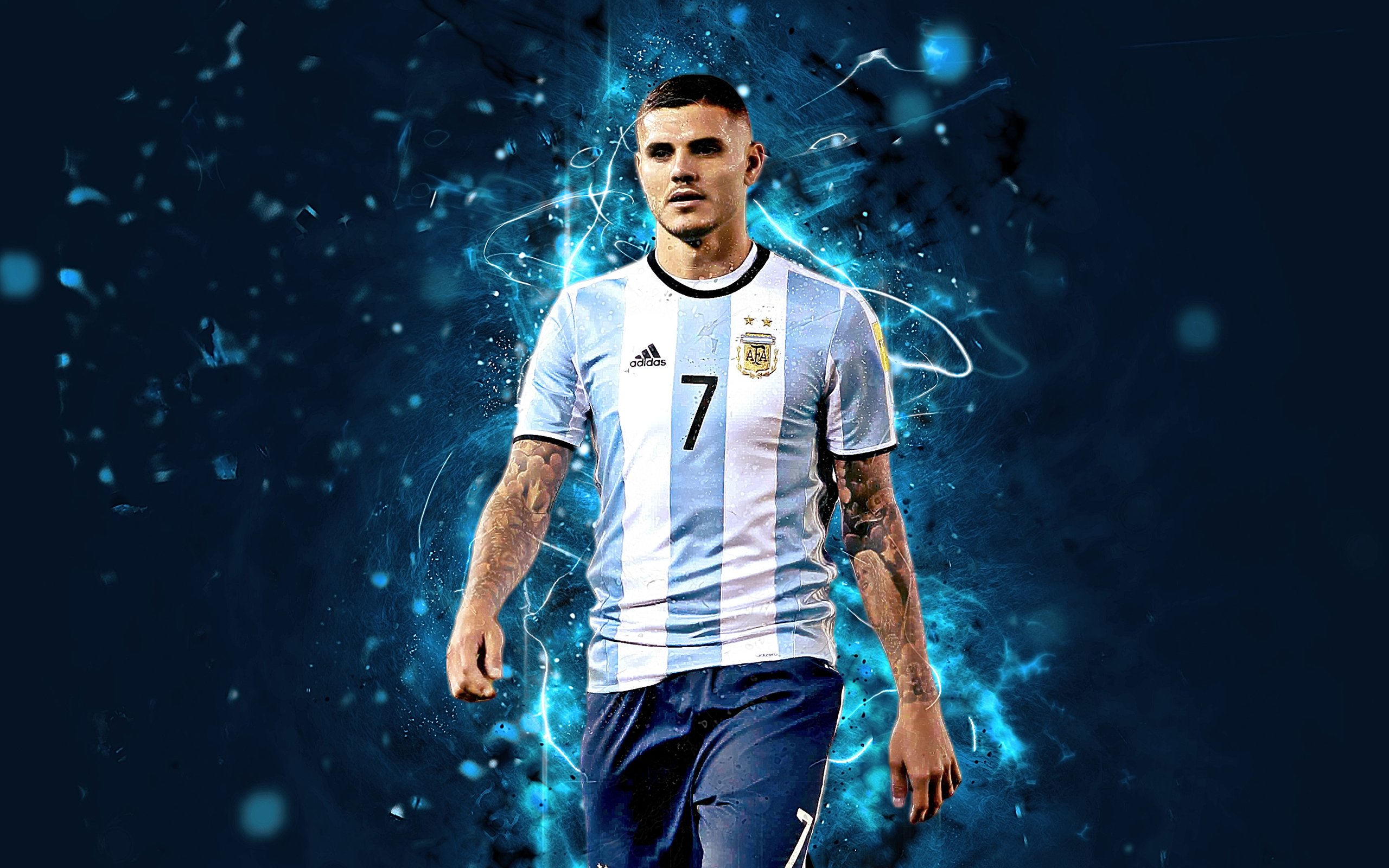 HD desktop wallpaper: Sports, Soccer, Argentinian, Inter Milan, Mauro Icardi download free picture