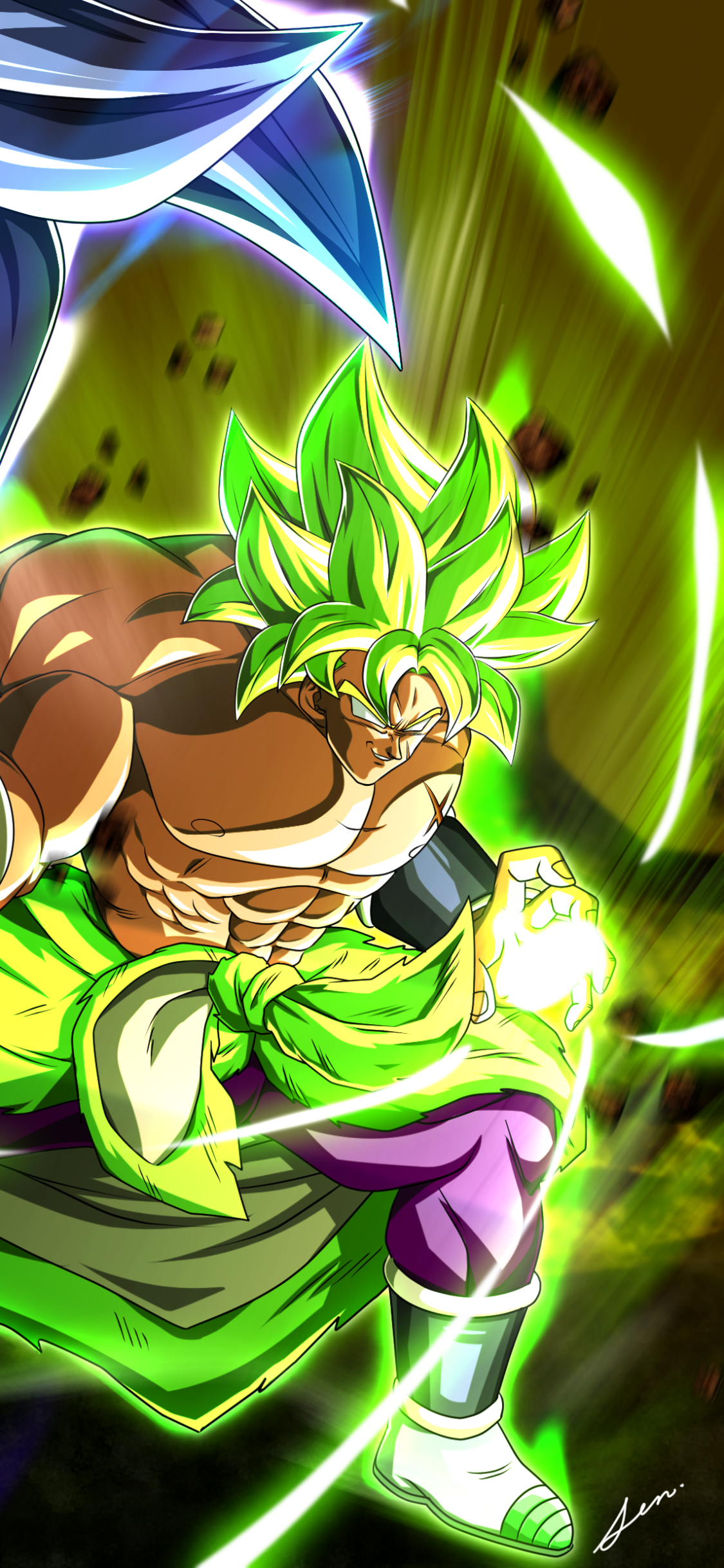 Anime Dragon Ball Super: Broly, Broly (Dragon Ball), 1125x2436 Phone HD Wallpaper