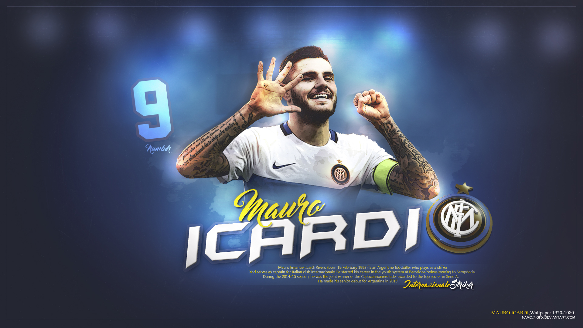 HD desktop wallpaper: Sports, Soccer, Inter Milan, Mauro Icardi download free picture